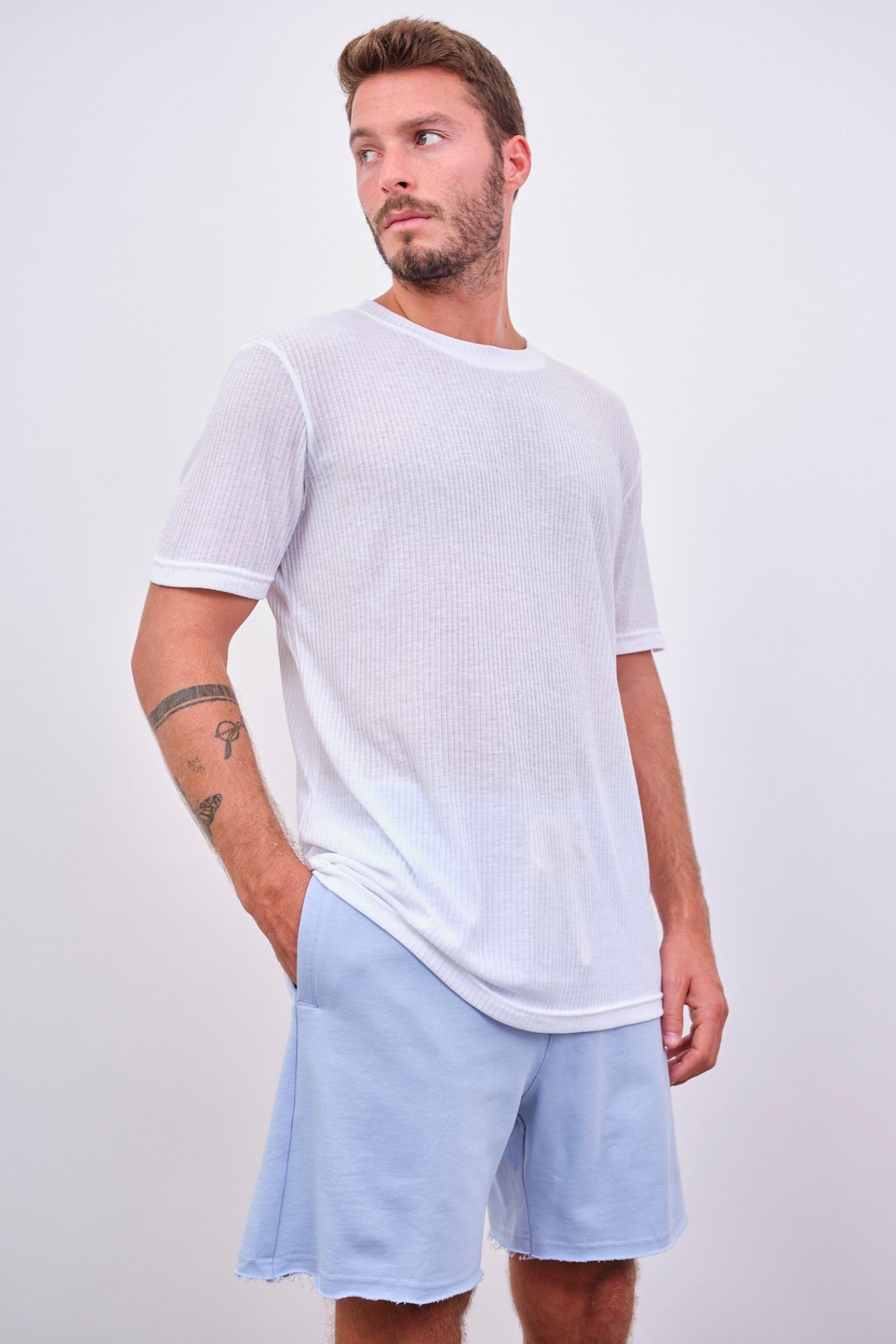 שורטס כותנה בסיומת פרומה - ITAY BRANDS