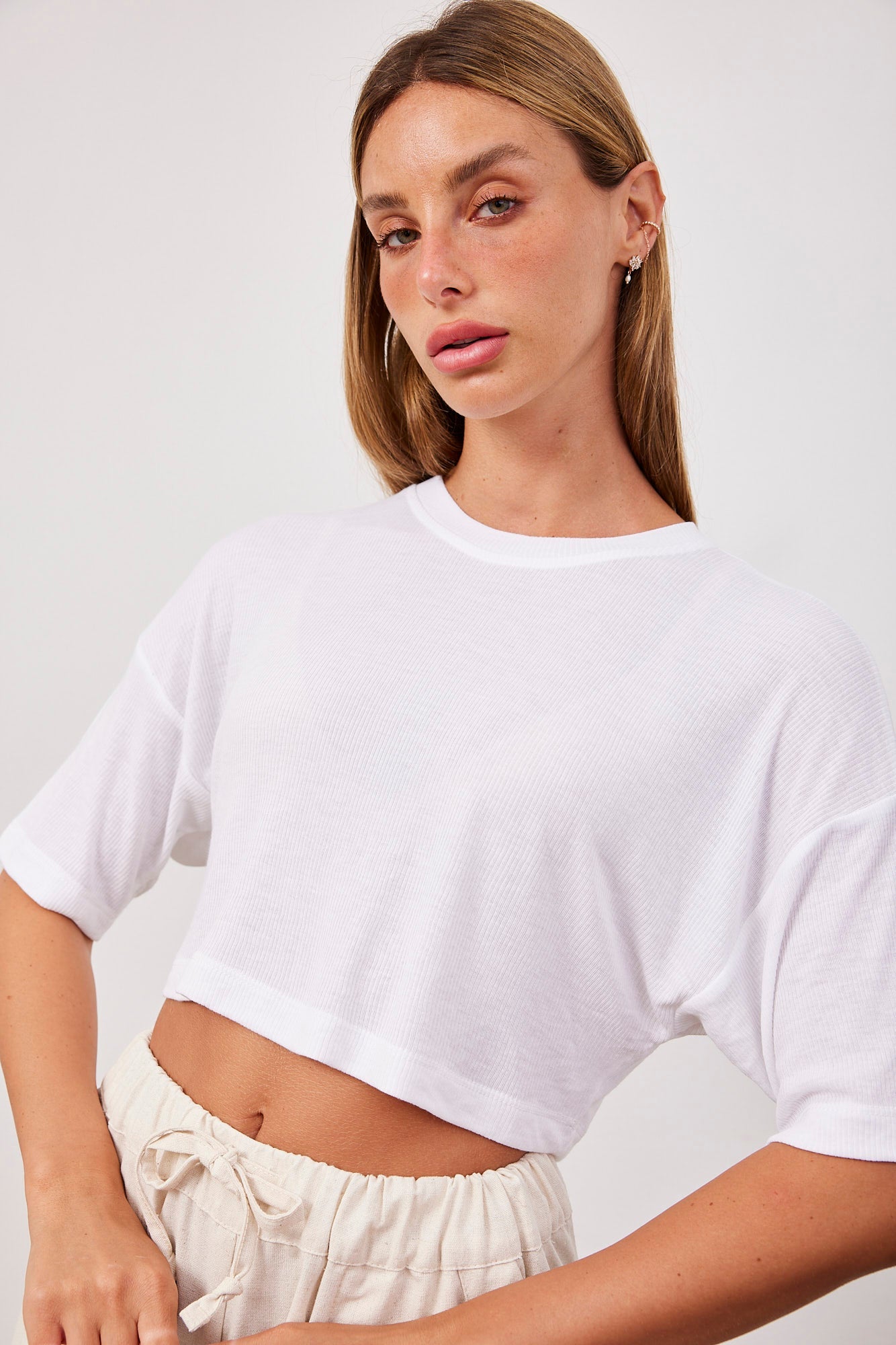 טי-שרט קרופ מבד רך - ITAY BRANDS