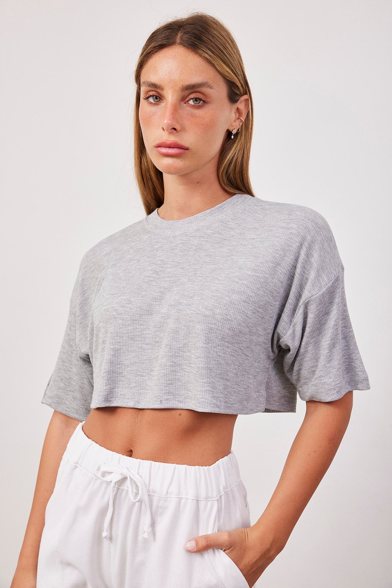 טי-שרט קרופ מבד רך - ITAY BRANDS