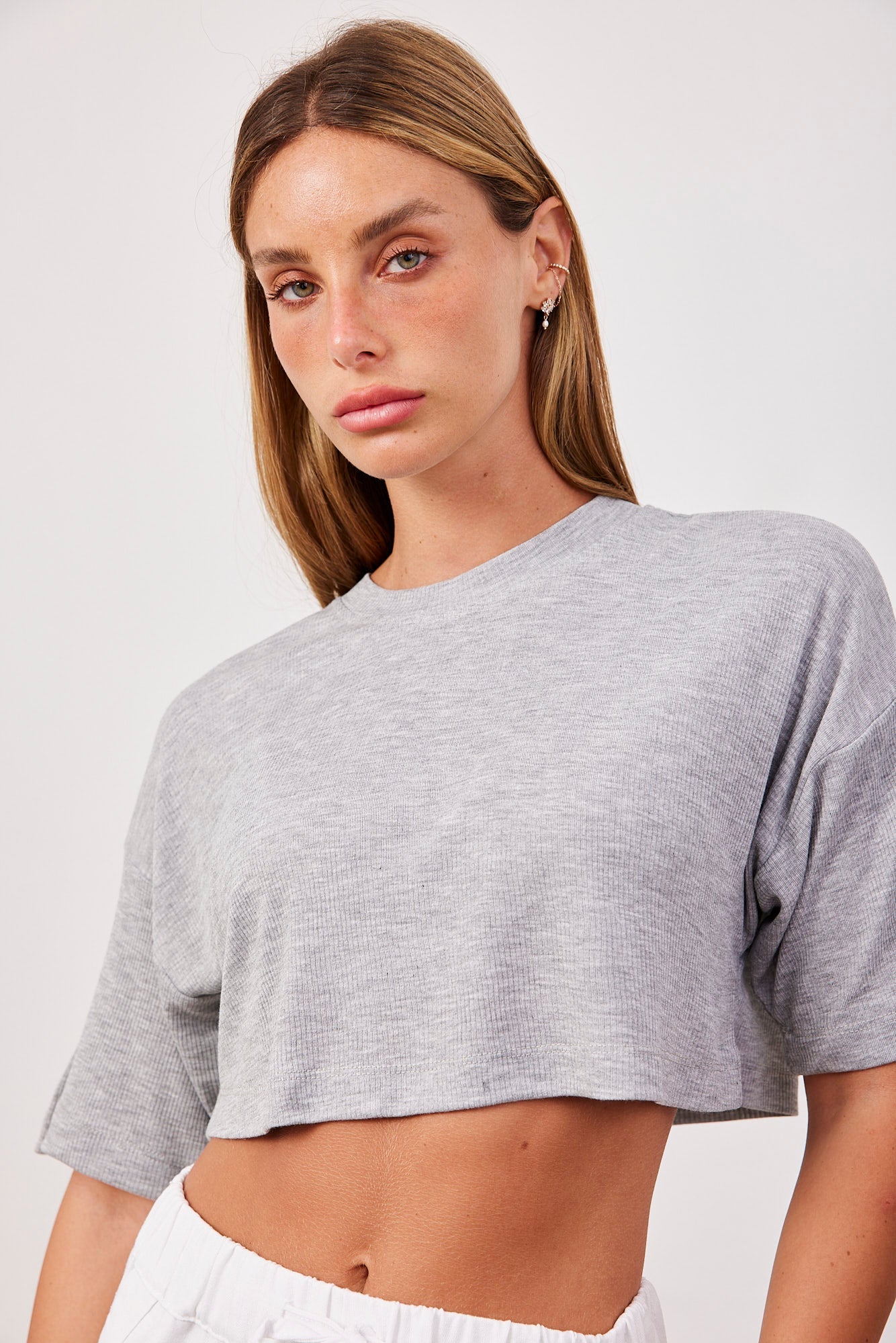 טי-שרט קרופ מבד רך - ITAY BRANDS