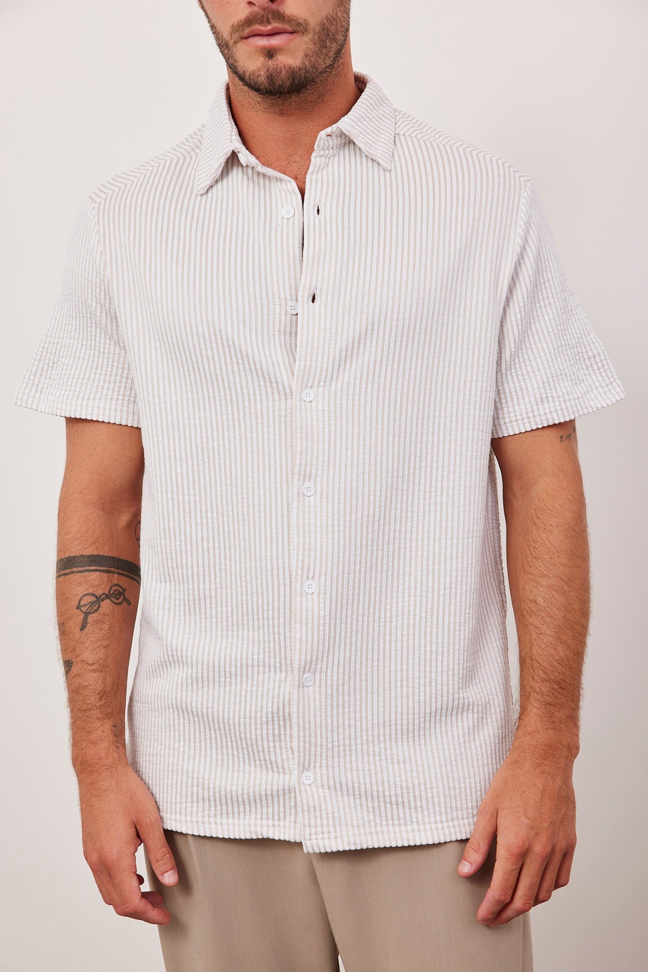 חולצה מכופתרת פסים - ITAY BRANDS