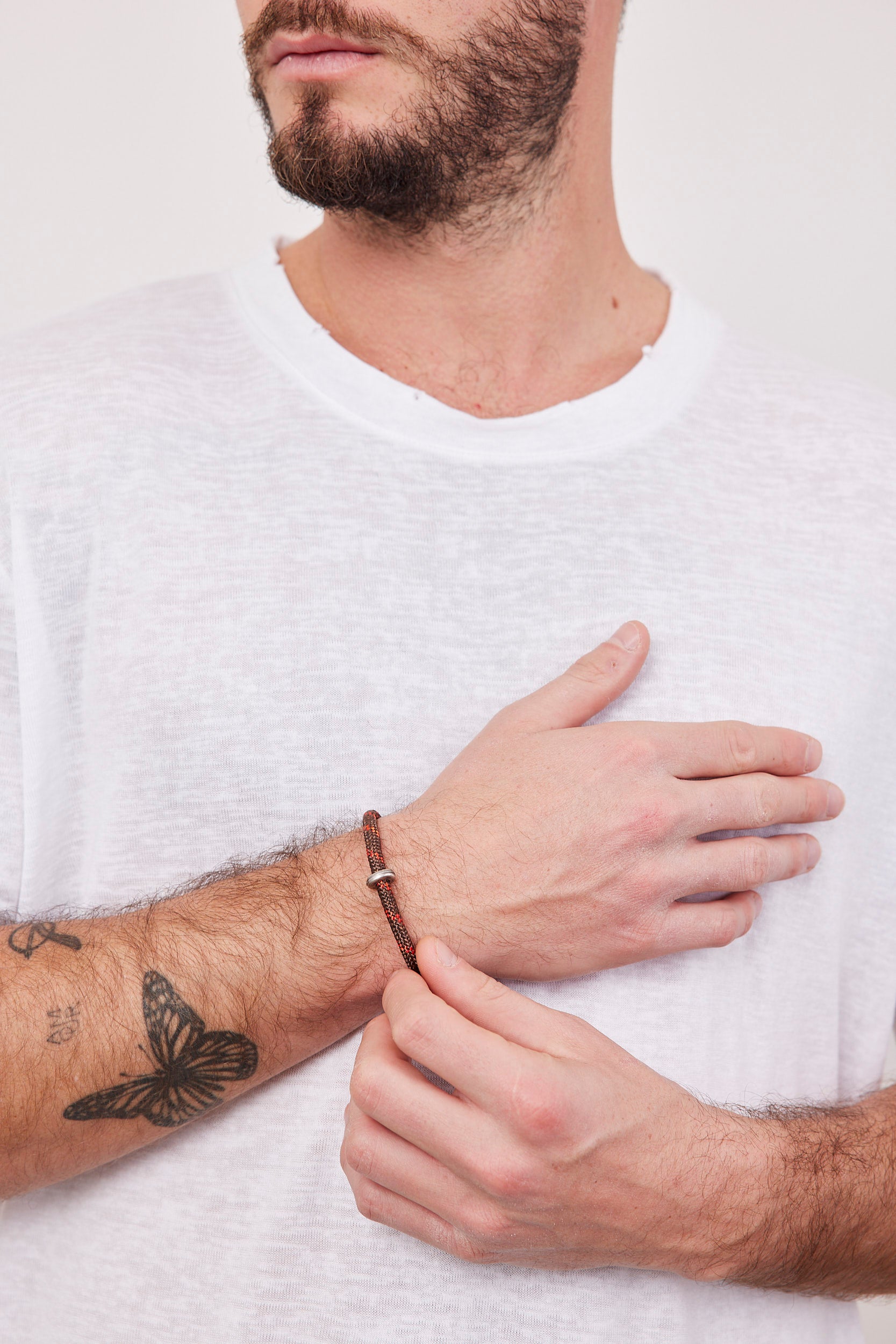 צמיד חבל בגוון חום