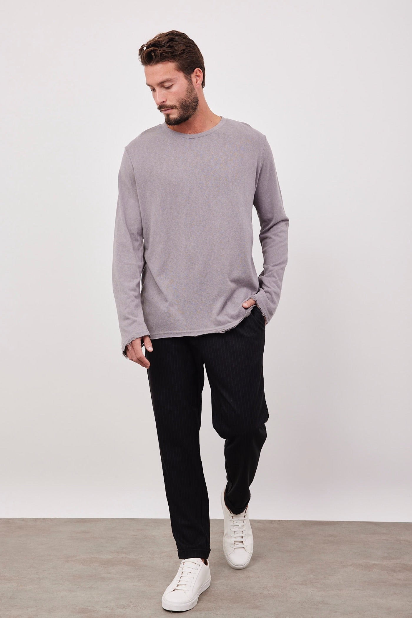 מכנסי פסים ארוכים מחוייטים - ITAY BRANDS