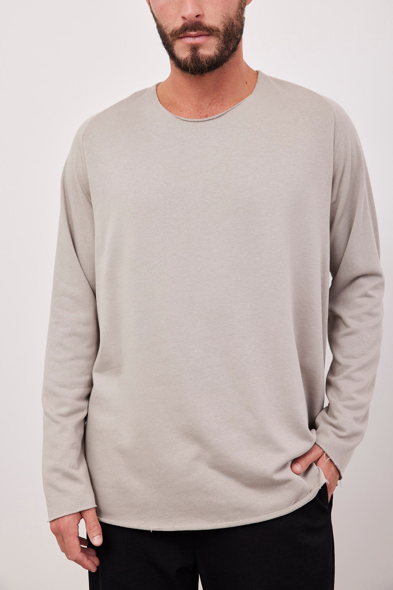 חולצת פרנץ טרי בסיומת גזורה - ITAY BRANDS