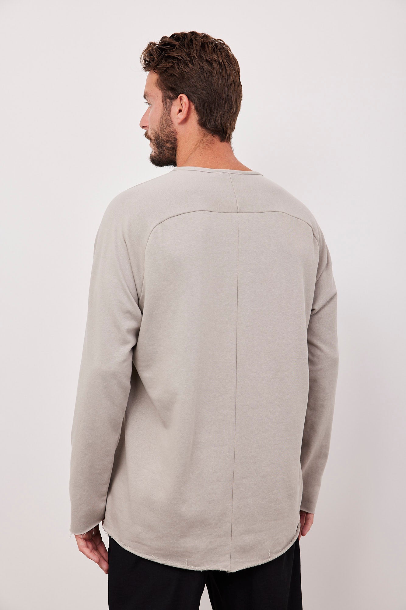 חולצת פרנץ טרי בסיומת גזורה - ITAY BRANDS