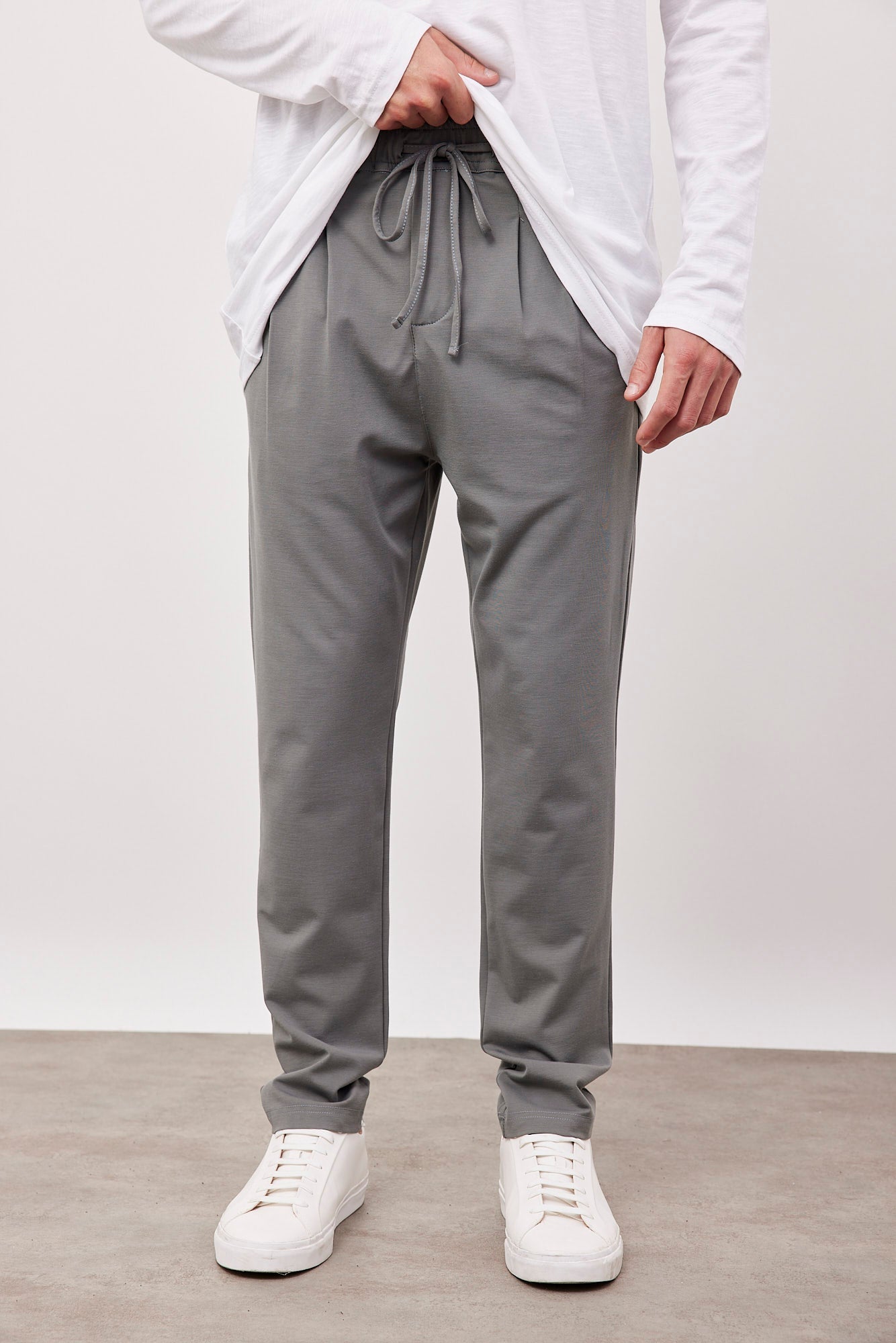 מכנסיים ארוכים עם תיפורים - ITAY BRANDS