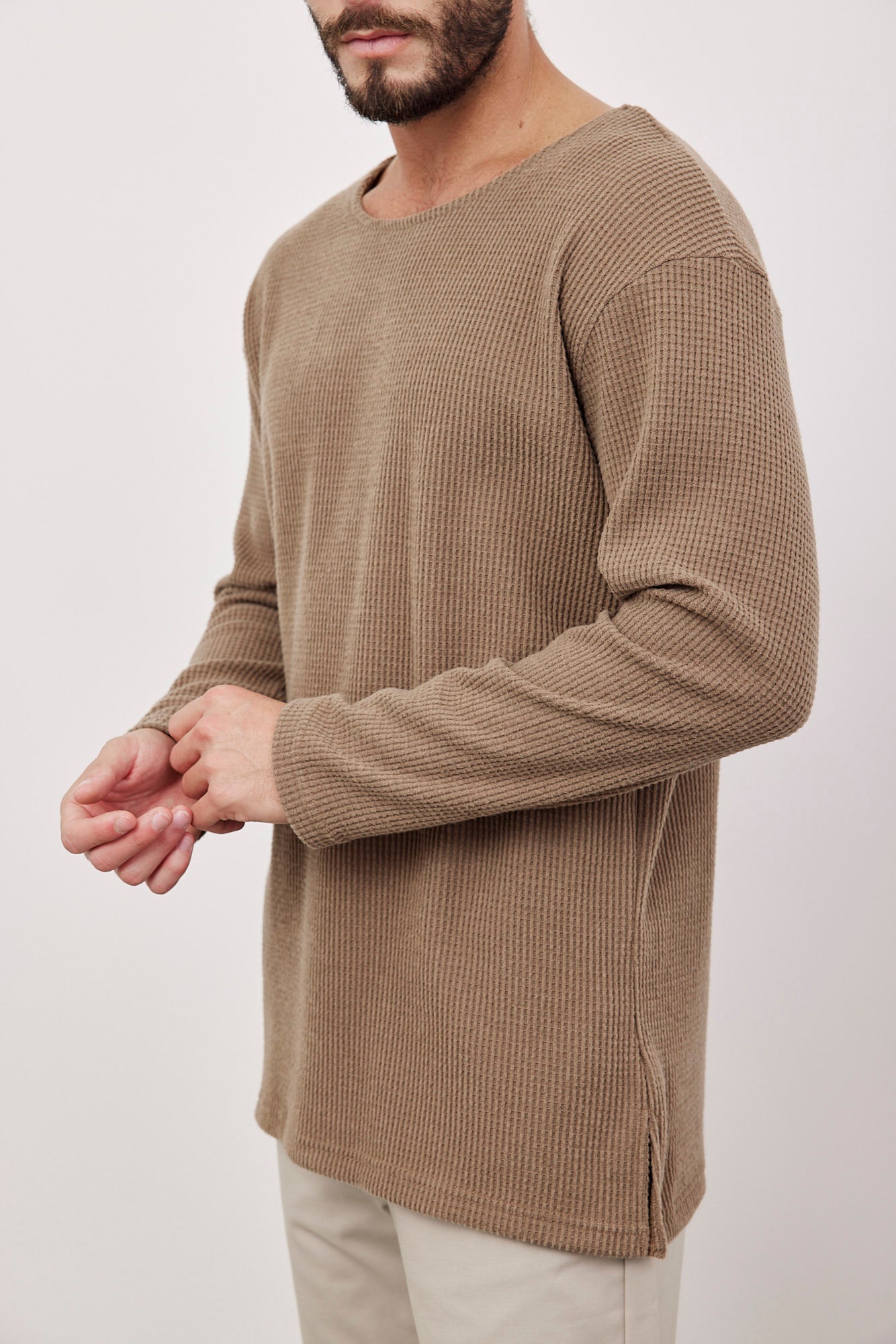 חולצת סריג פיקה במפתח עגול - ITAY BRANDS