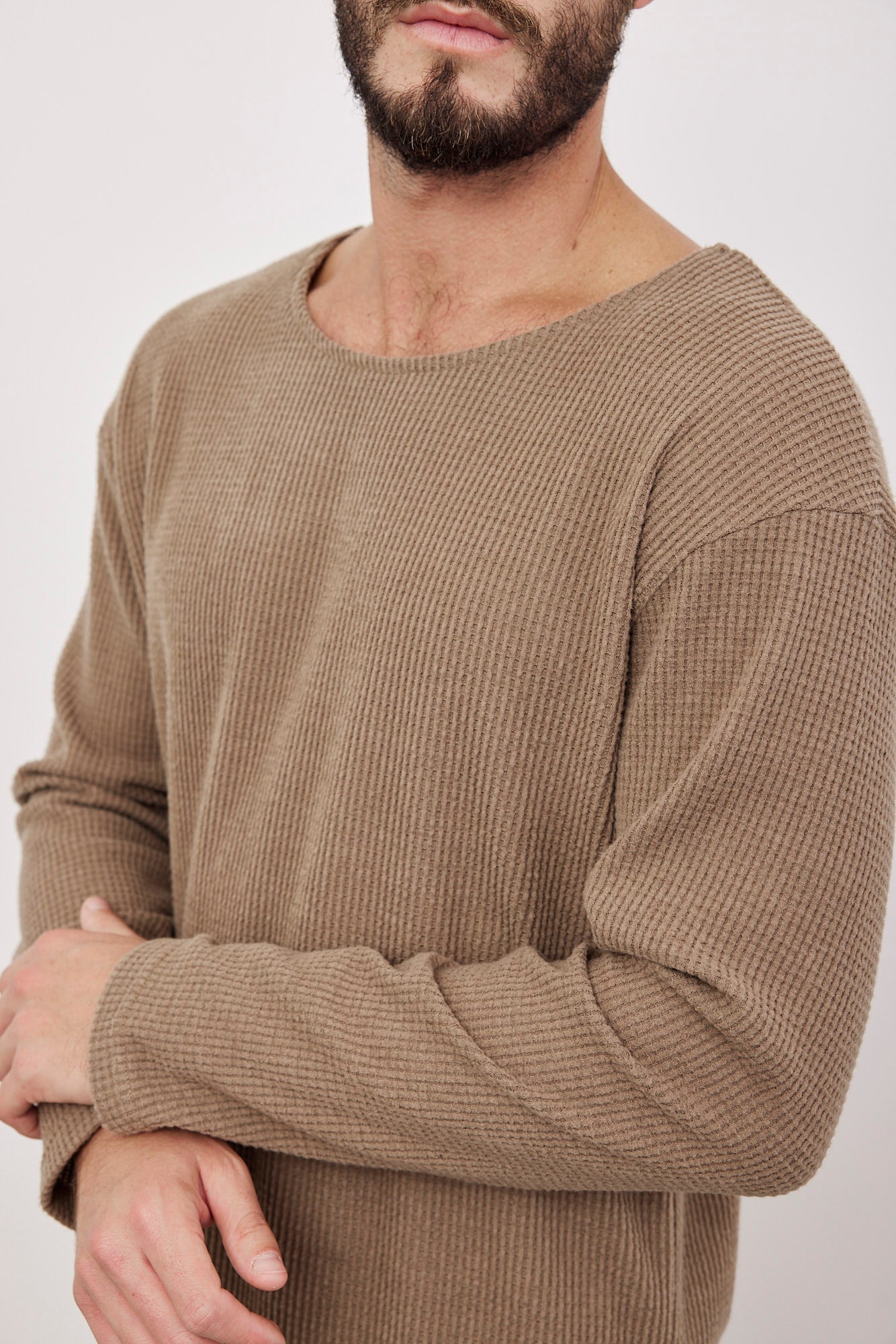 חולצת סריג פיקה במפתח עגול - ITAY BRANDS