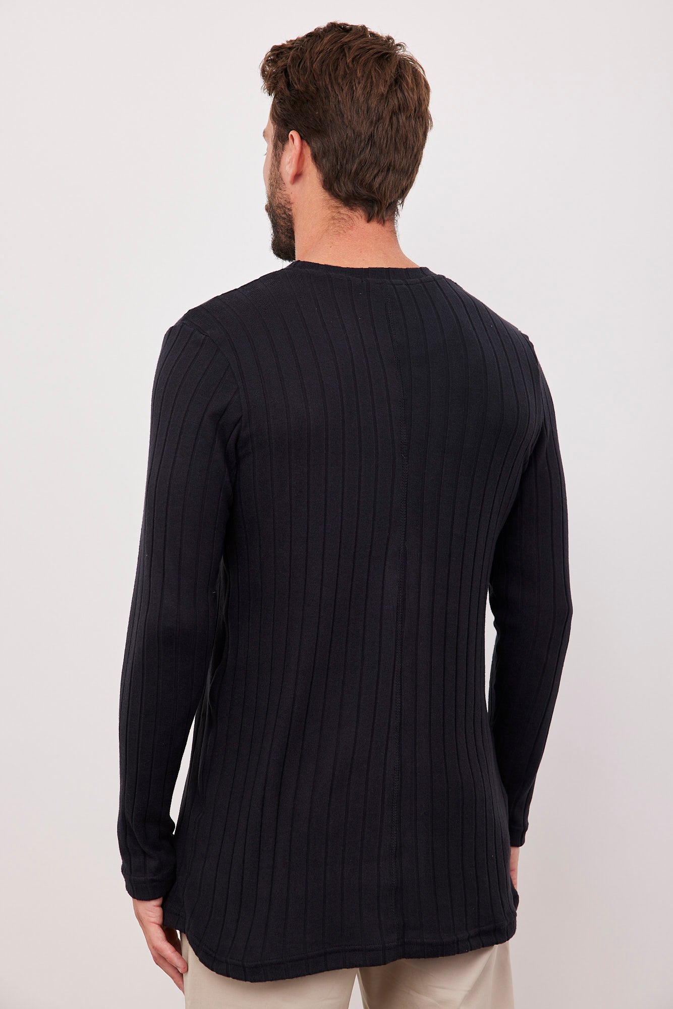 חולצת סריג רכה בטקסטורת פסים - ITAY BRANDS