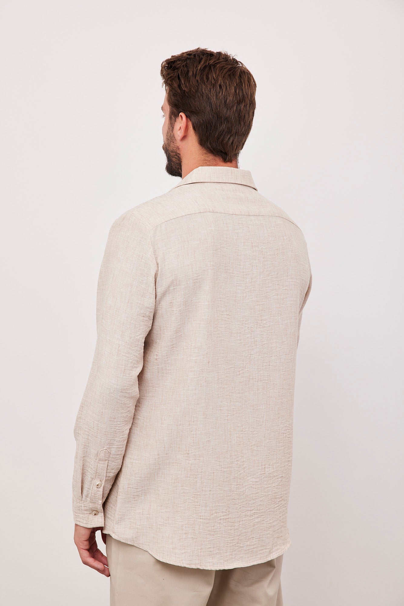 חולצה מכופתרת בטקסטורה - ITAY BRANDS