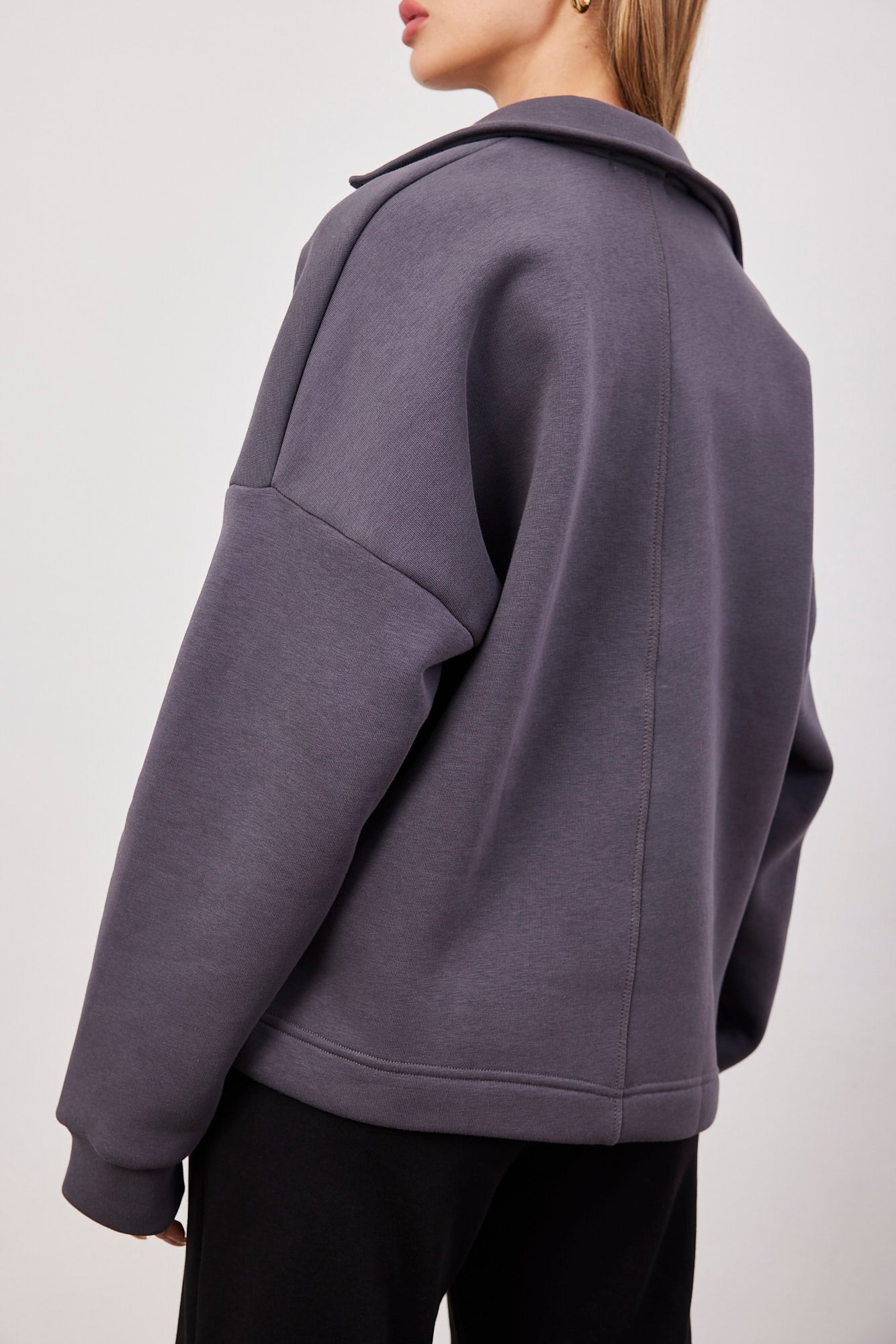 סווטשרט אוברסייז עם צווארון פולו - ITAY BRANDS