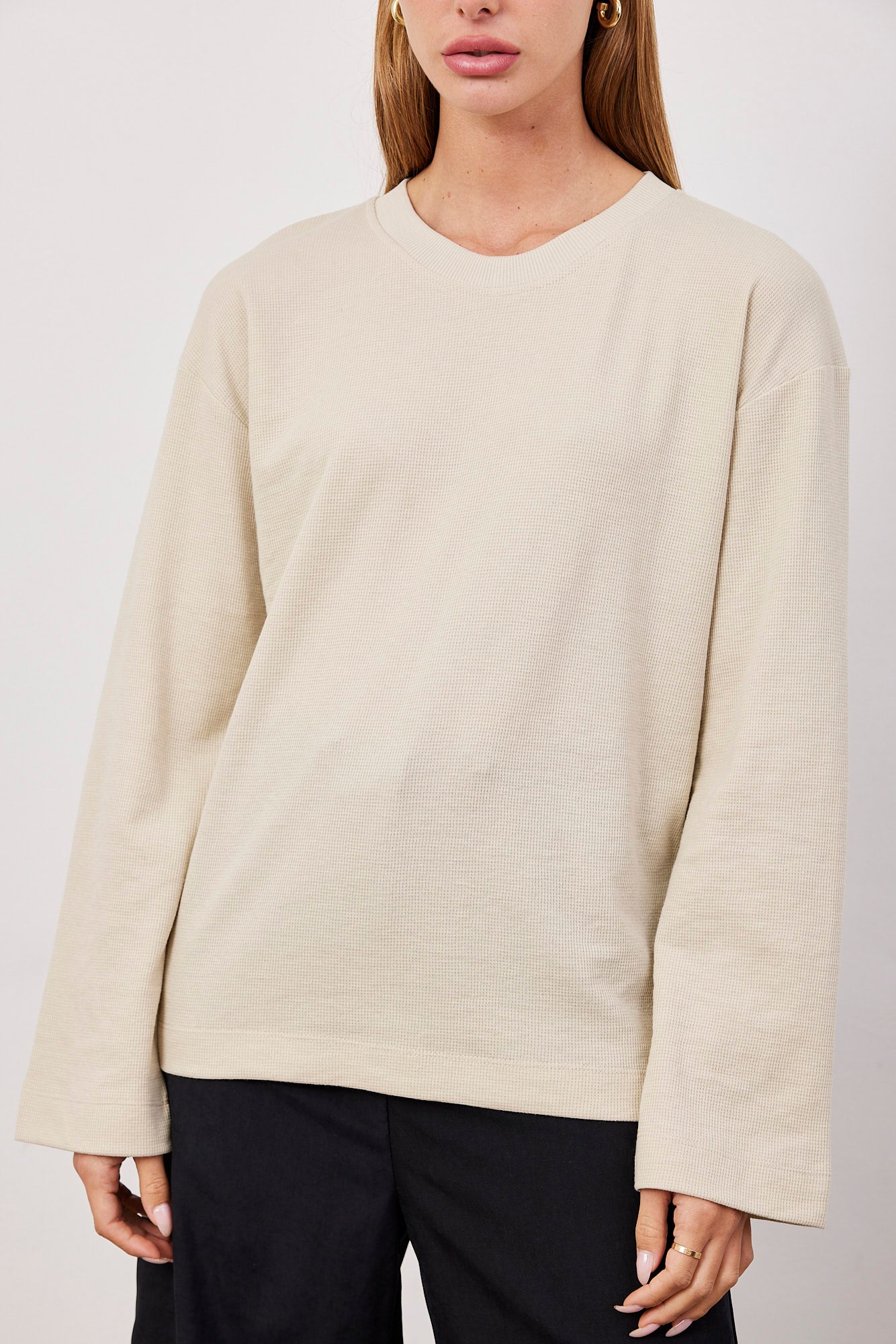 חולצה ארוכה וופל רך - ITAY BRANDS