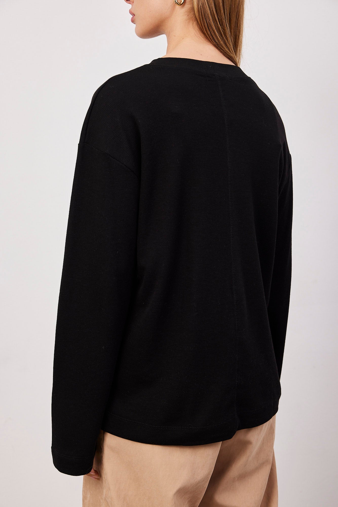 חולצה ארוכה וופל רך - ITAY BRANDS