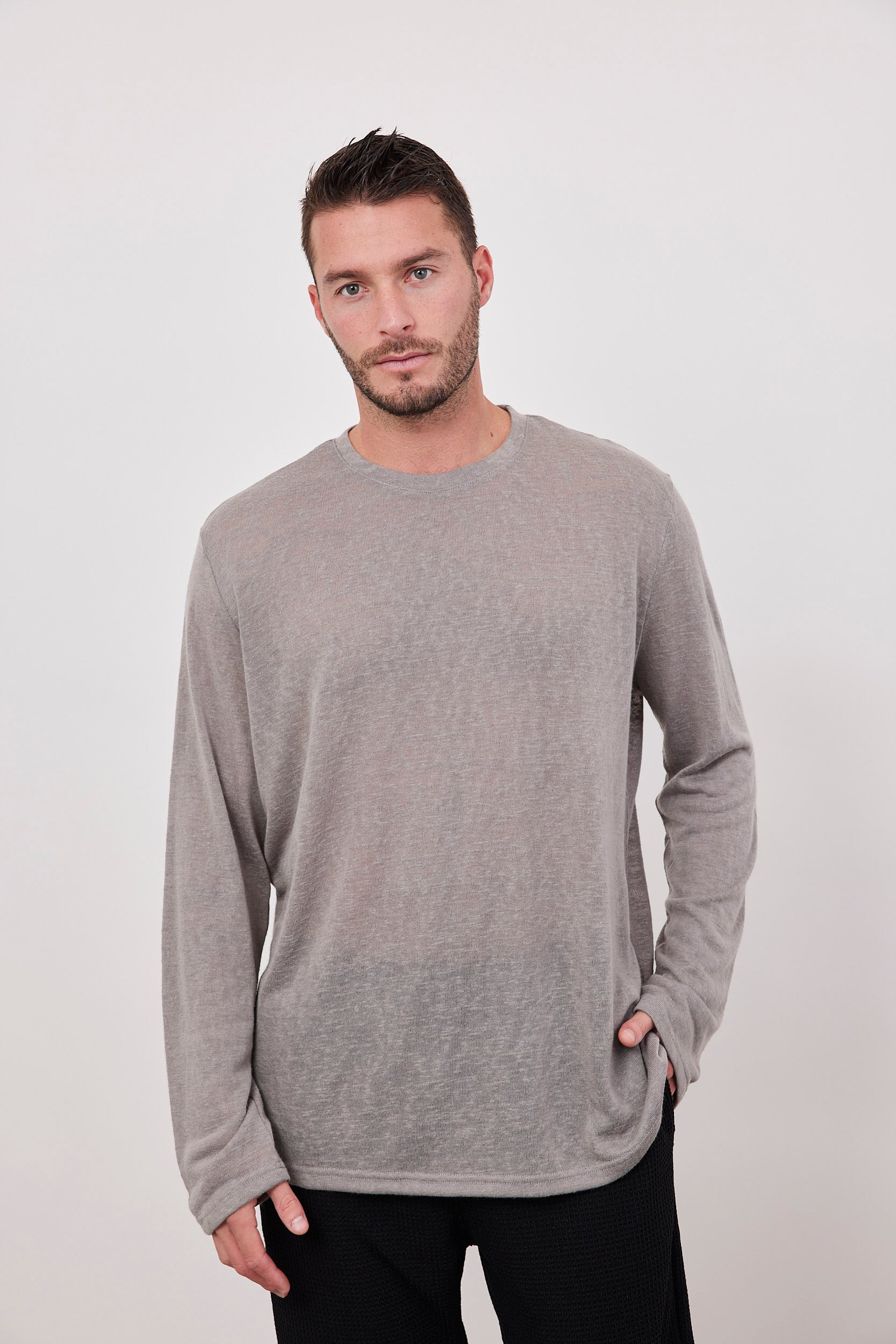 חולצה בטקסטורה גזרה רחבה