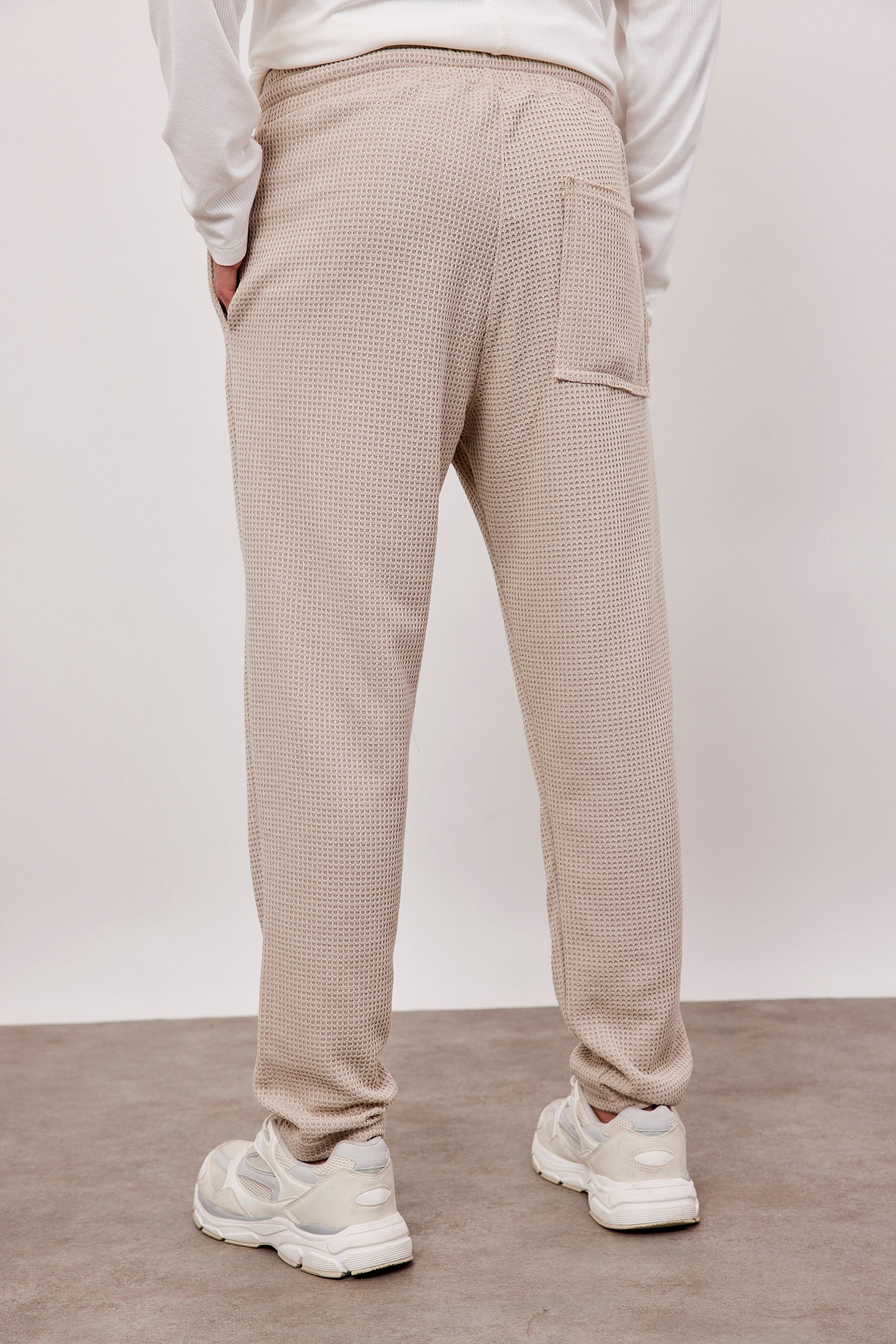 מכנסיים ארוכים בד וופל