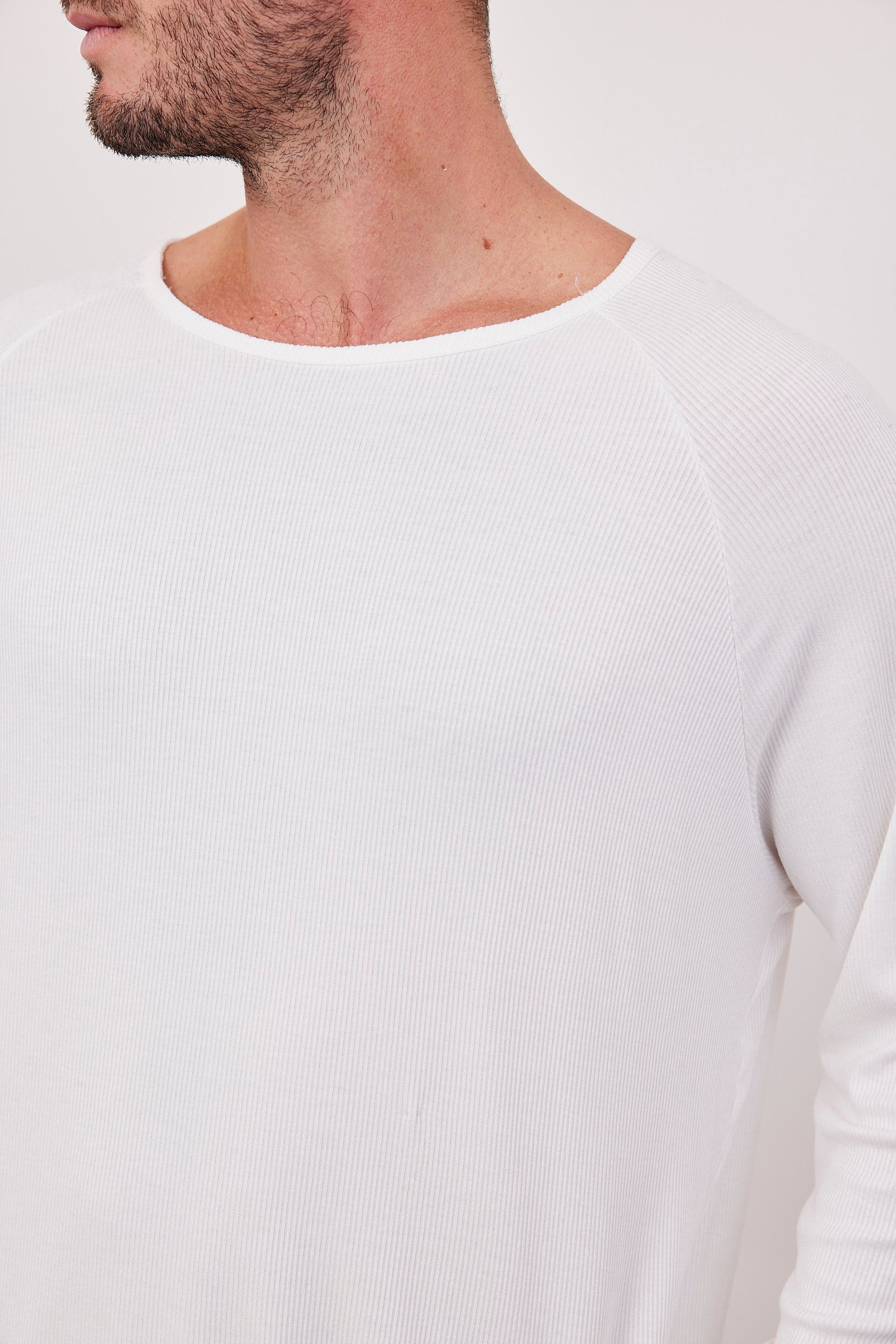 חולצה ארוכה מבד ריב