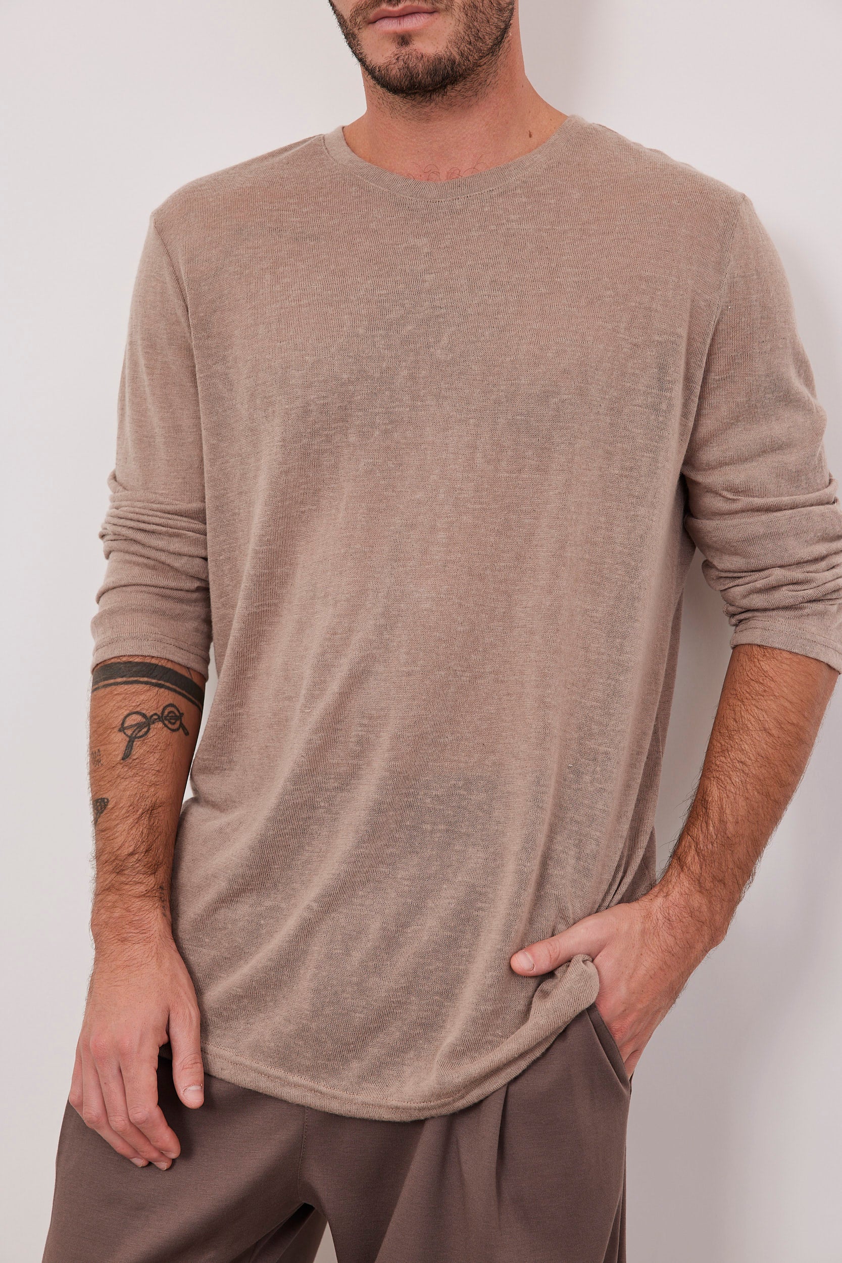 חולצה בטקסטורה גזרה רחבה