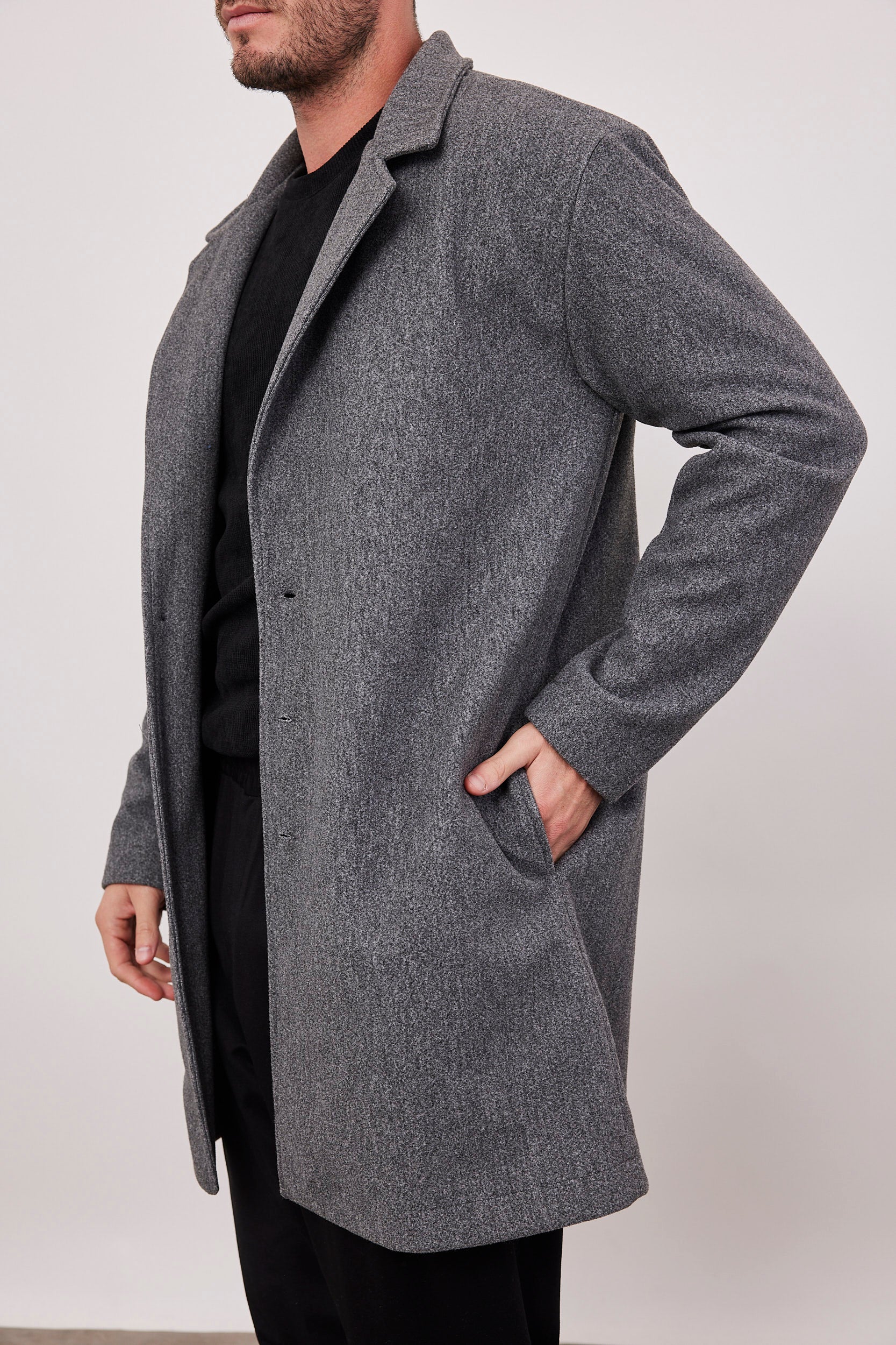 מעיל צמרירי ארוך