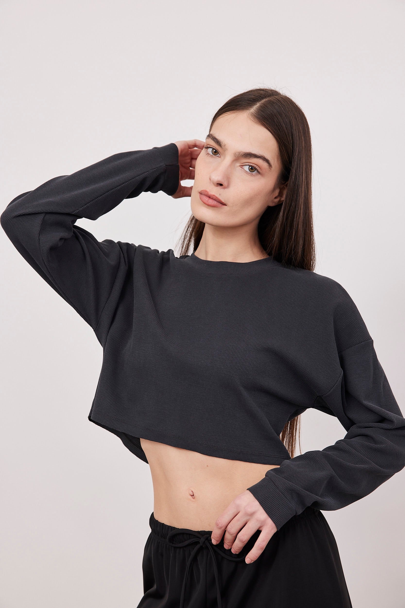 חולצת קרופ ריב ווש