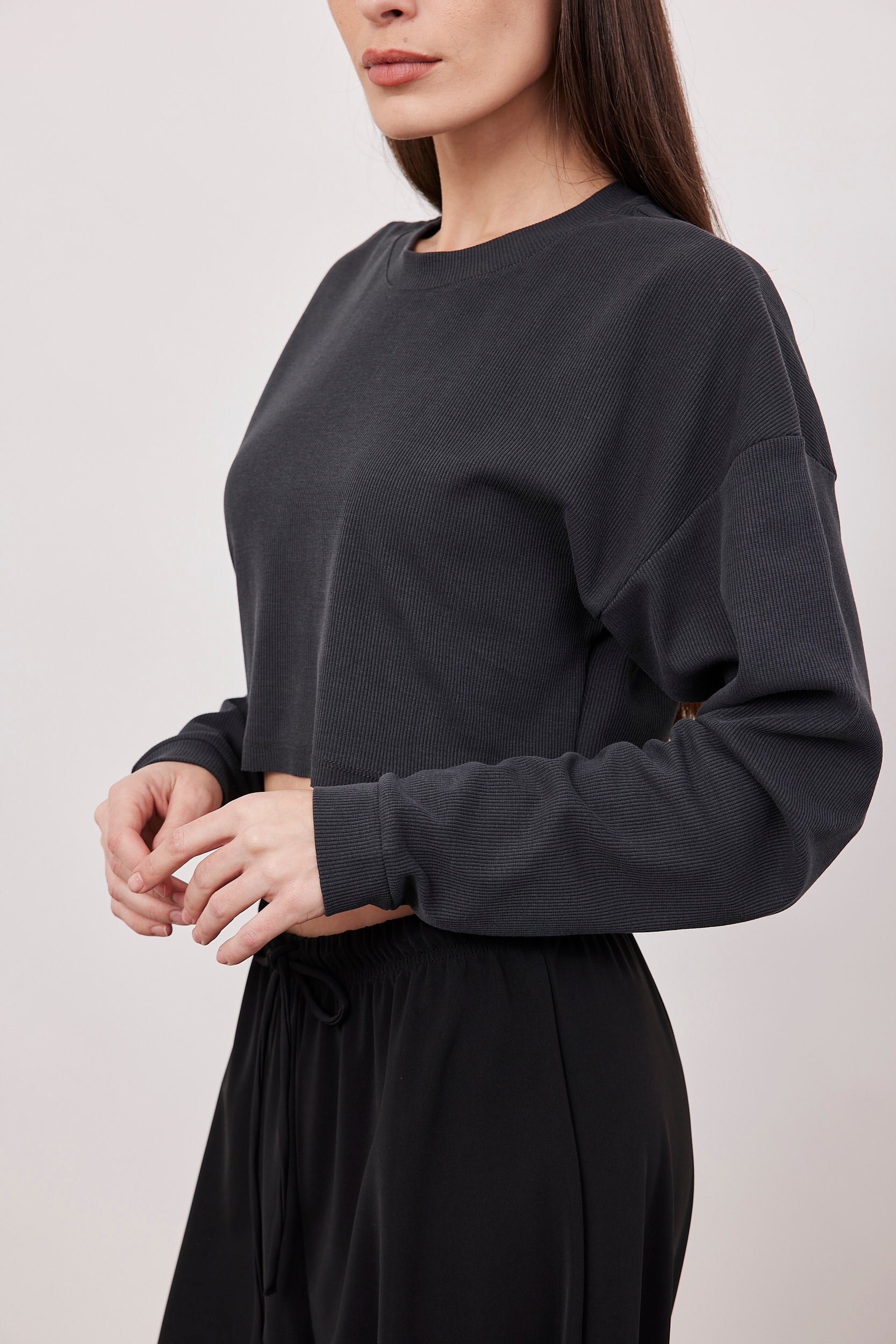 חולצת קרופ ריב ווש