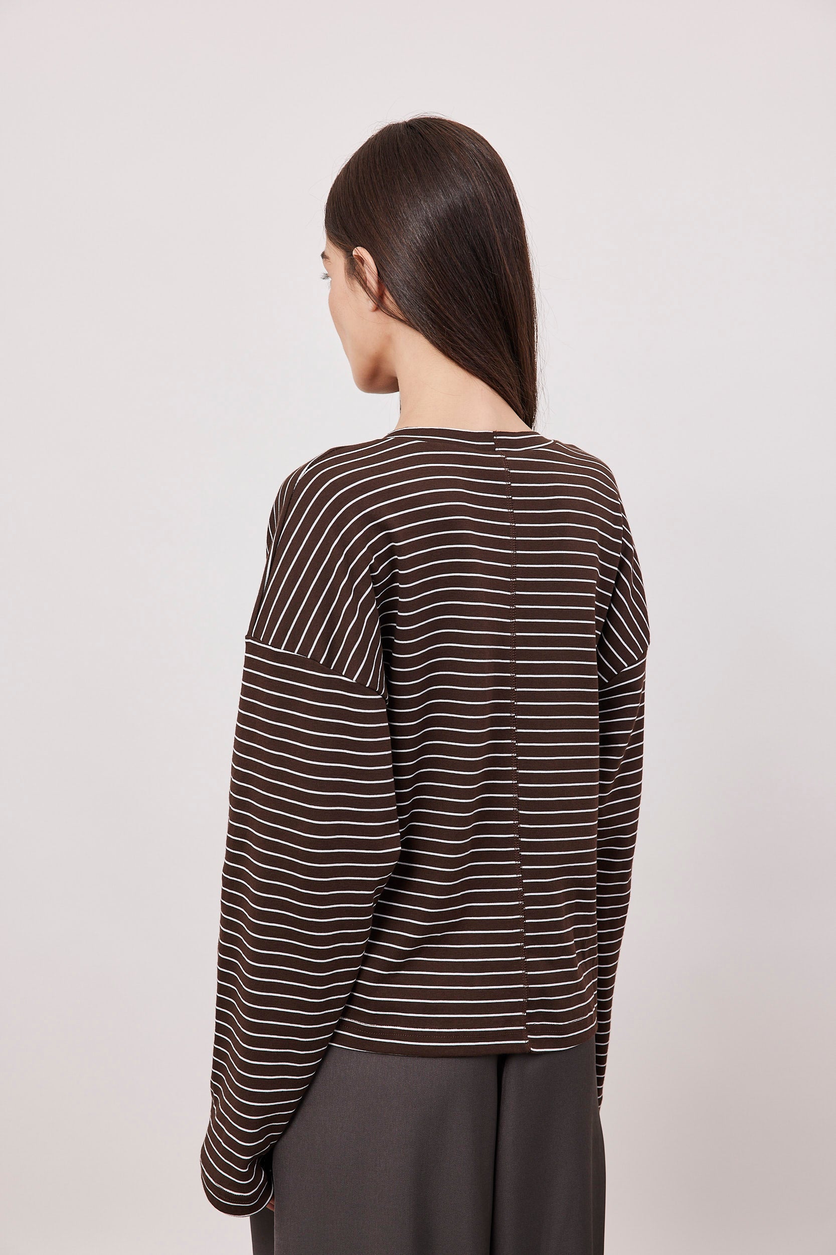 חולצת פסים אוברסייז