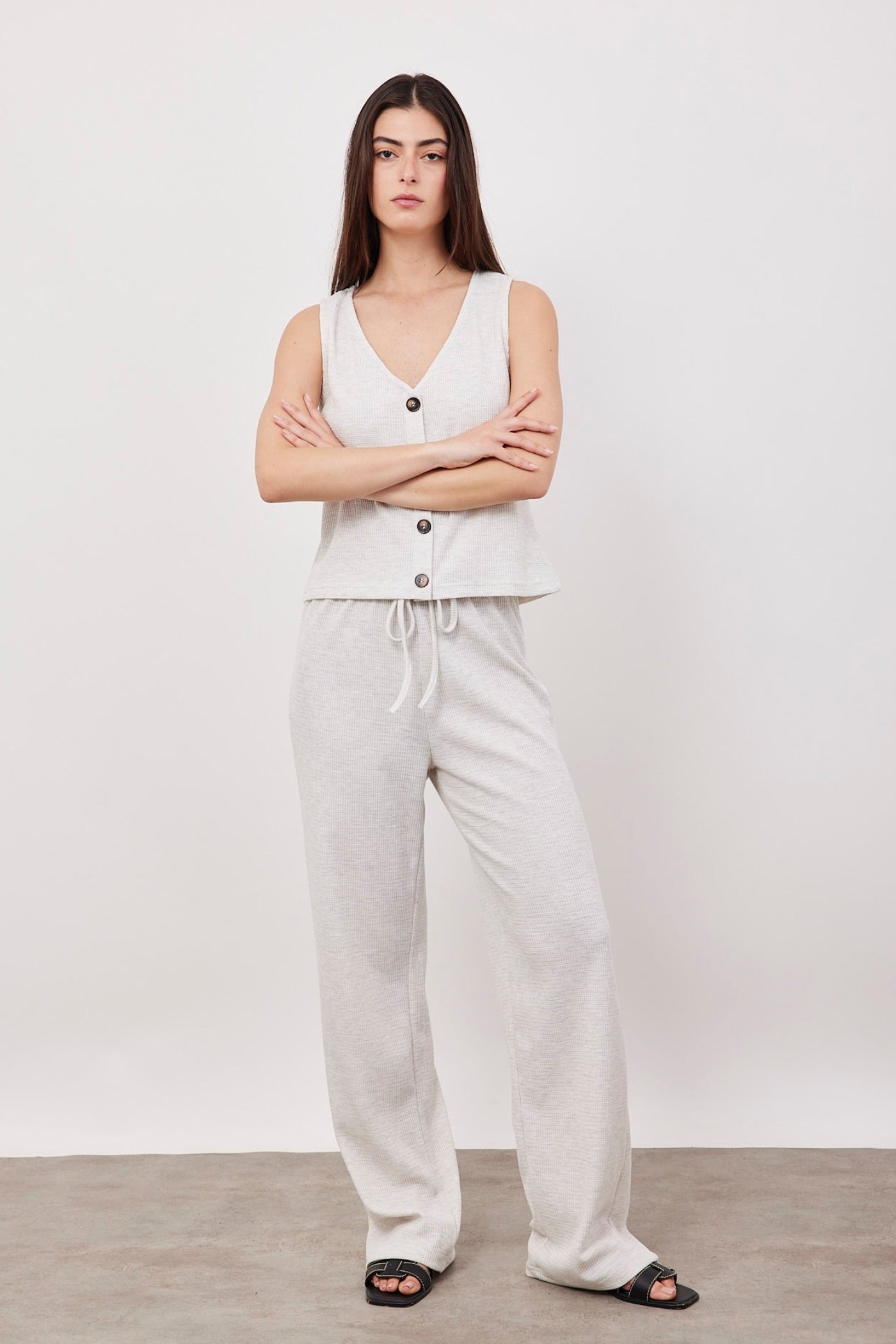 חליפת וסט מבד וופל - ITAY BRANDS