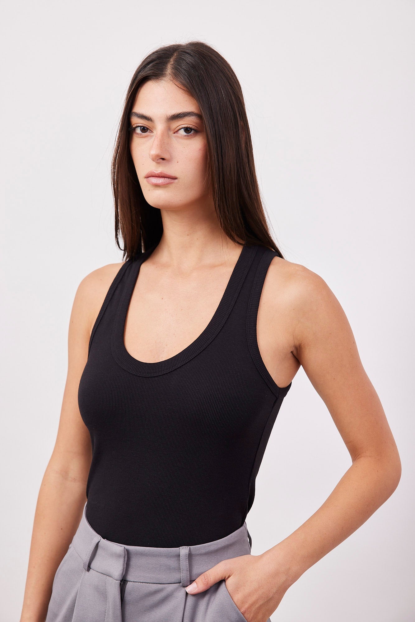 גופיית ריב מחשוף עגול - ITAY BRANDS