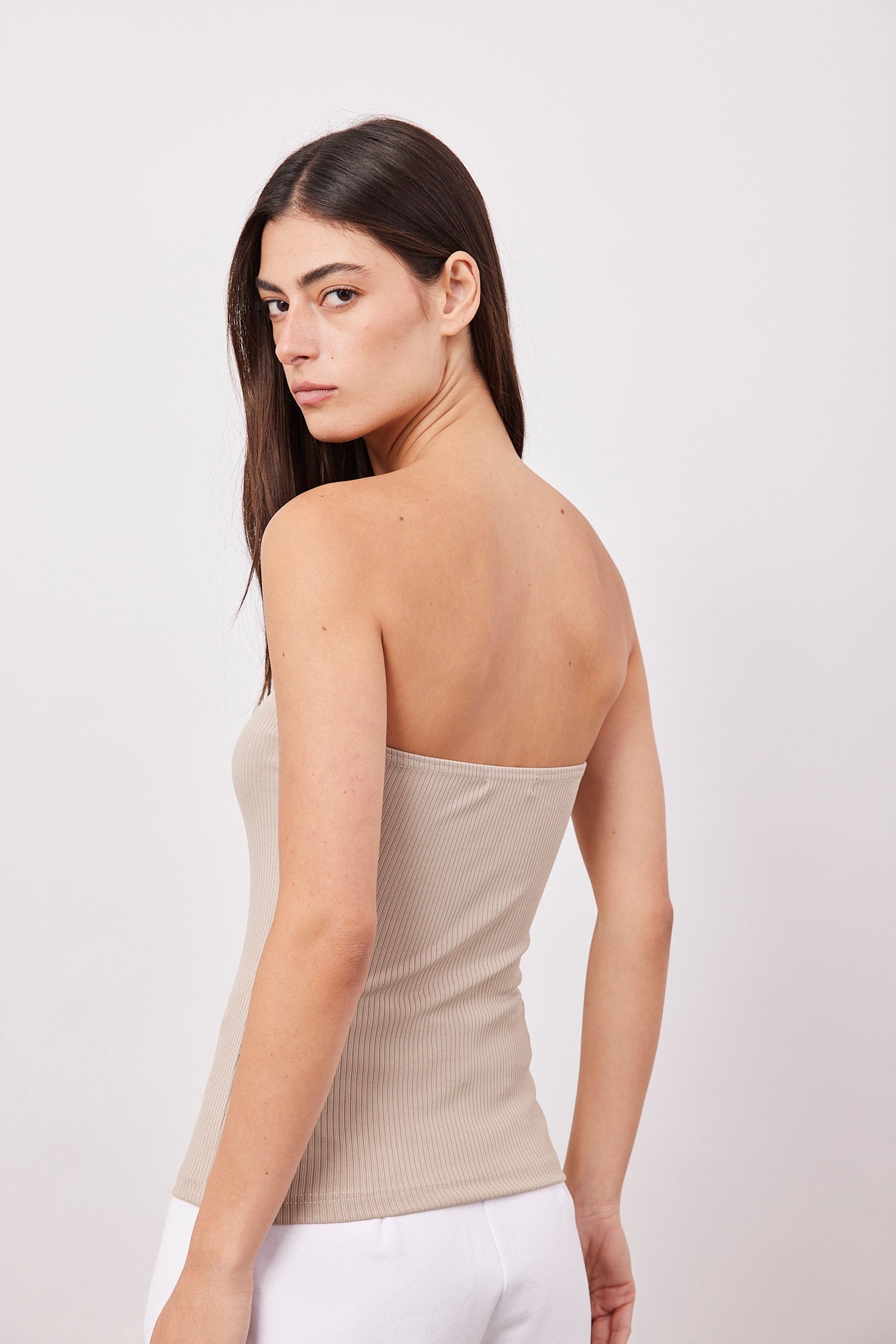 סטרפלס בטקסטורת פסים - ITAY BRANDS