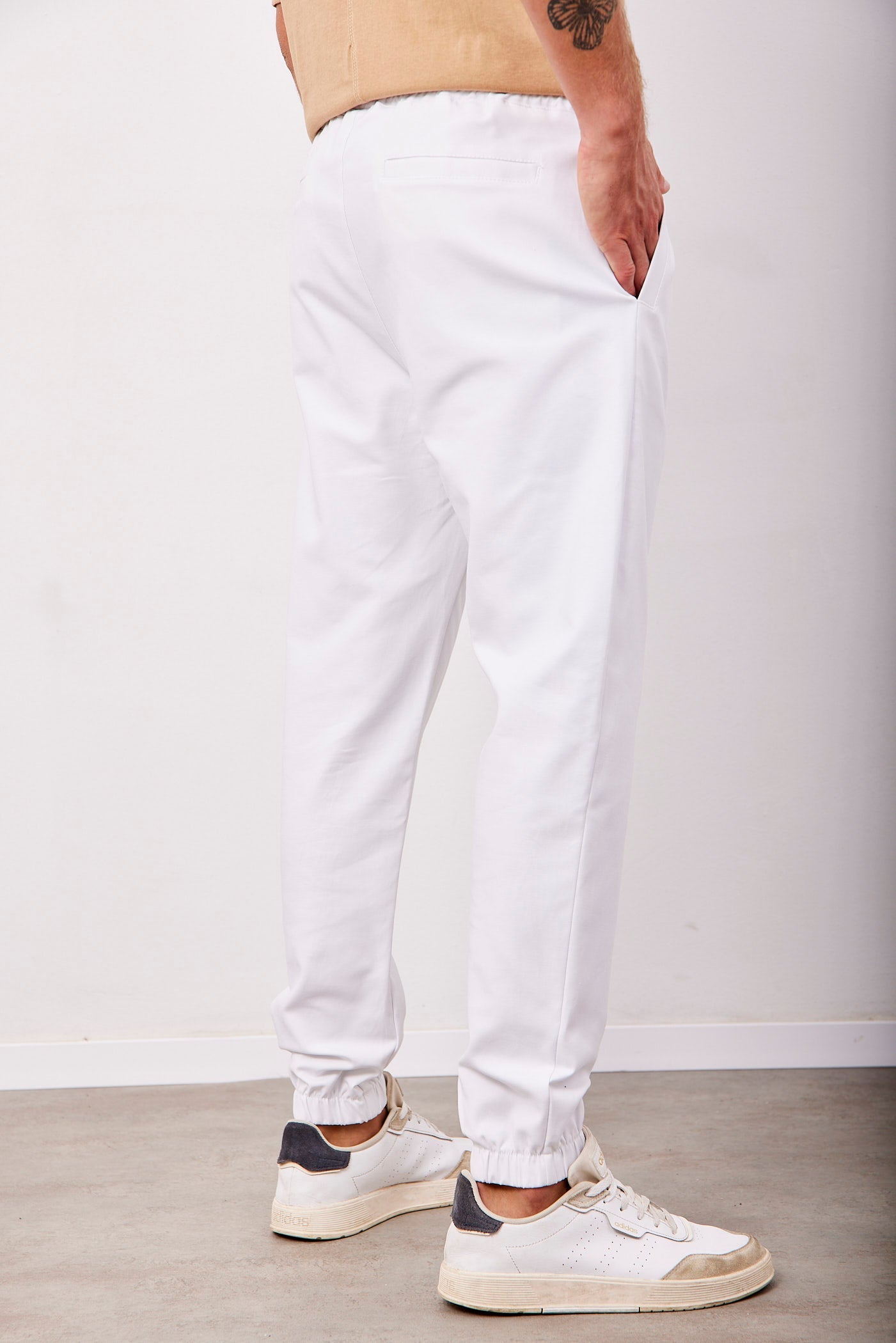 מכנסיים ארוכים עם גומי בסיומת - ITAY BRANDS