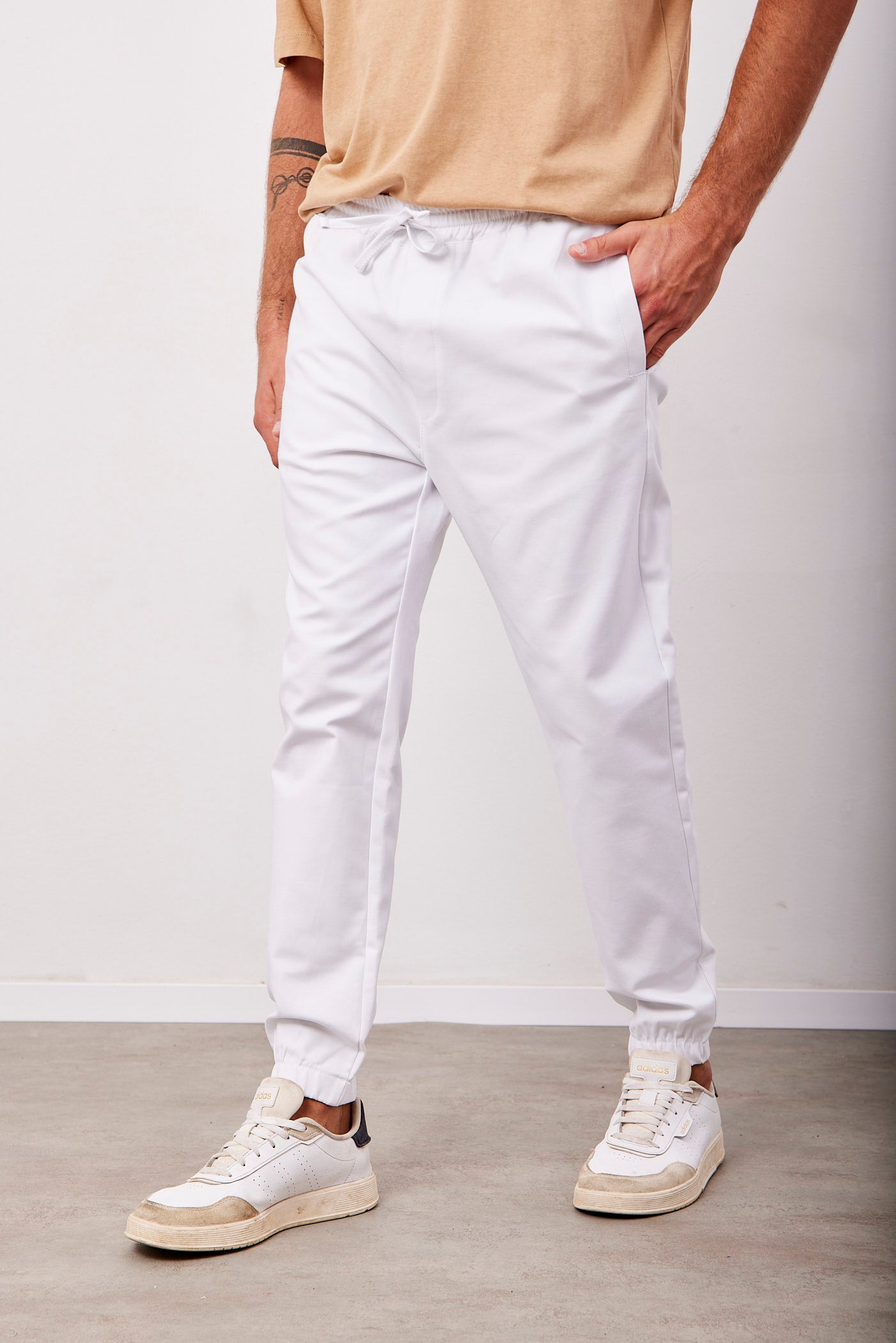 מכנסיים ארוכים עם גומי בסיומת - ITAY BRANDS