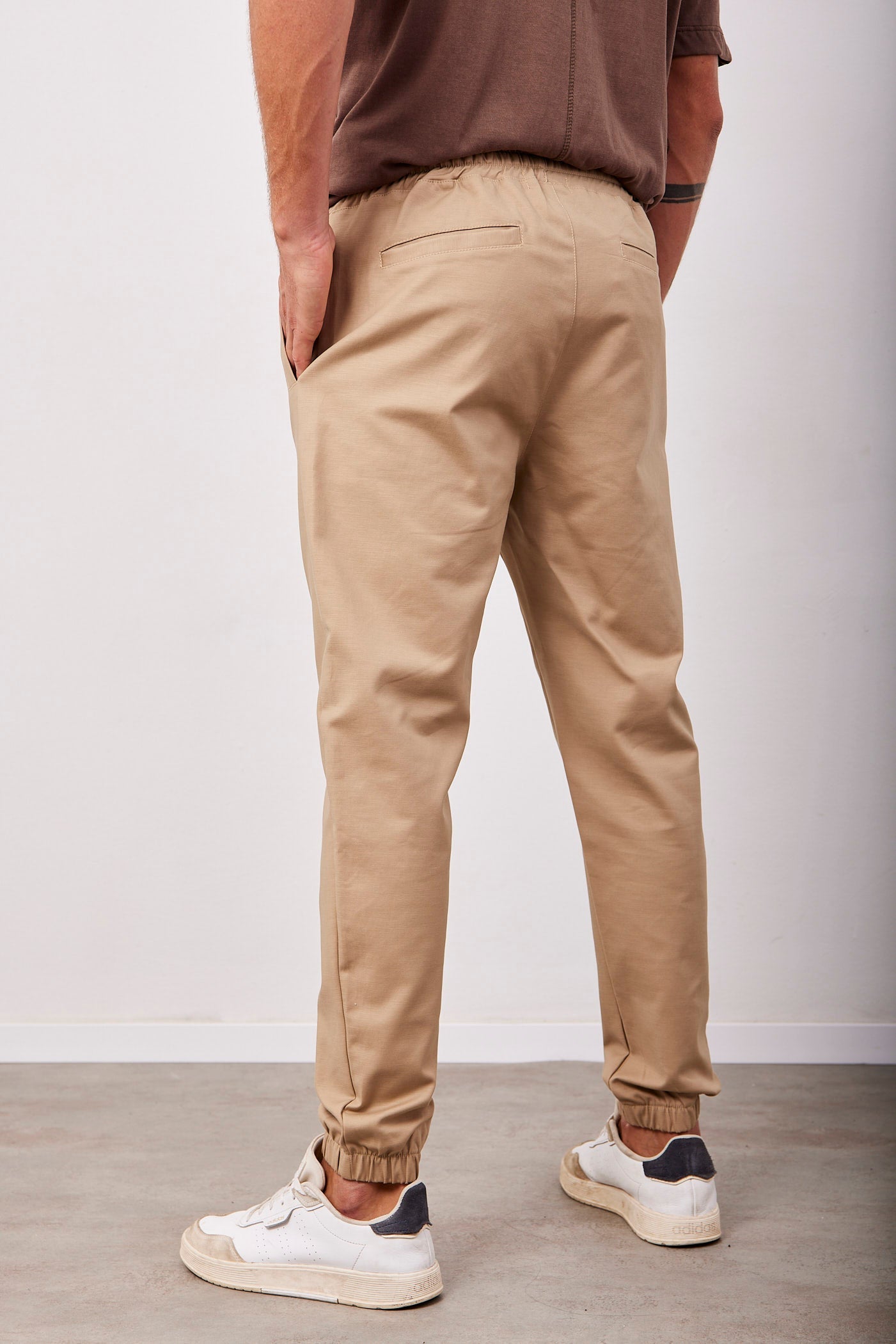 מכנסיים ארוכים עם גומי בסיומת - ITAY BRANDS