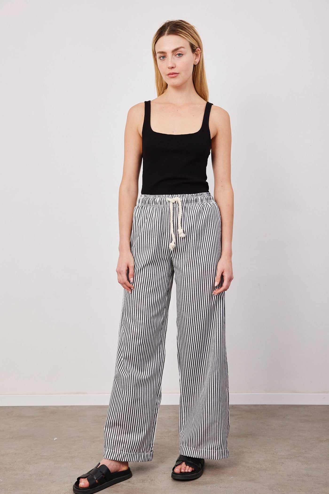 מכנסי פסים עם שרוך - ITAY BRANDS