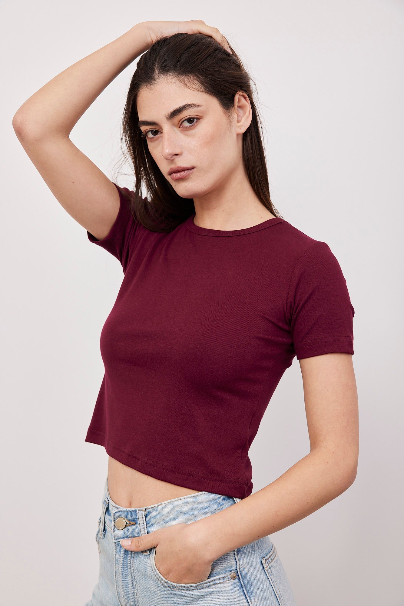 חולצת קרופ אלסטית - ITAY BRANDS