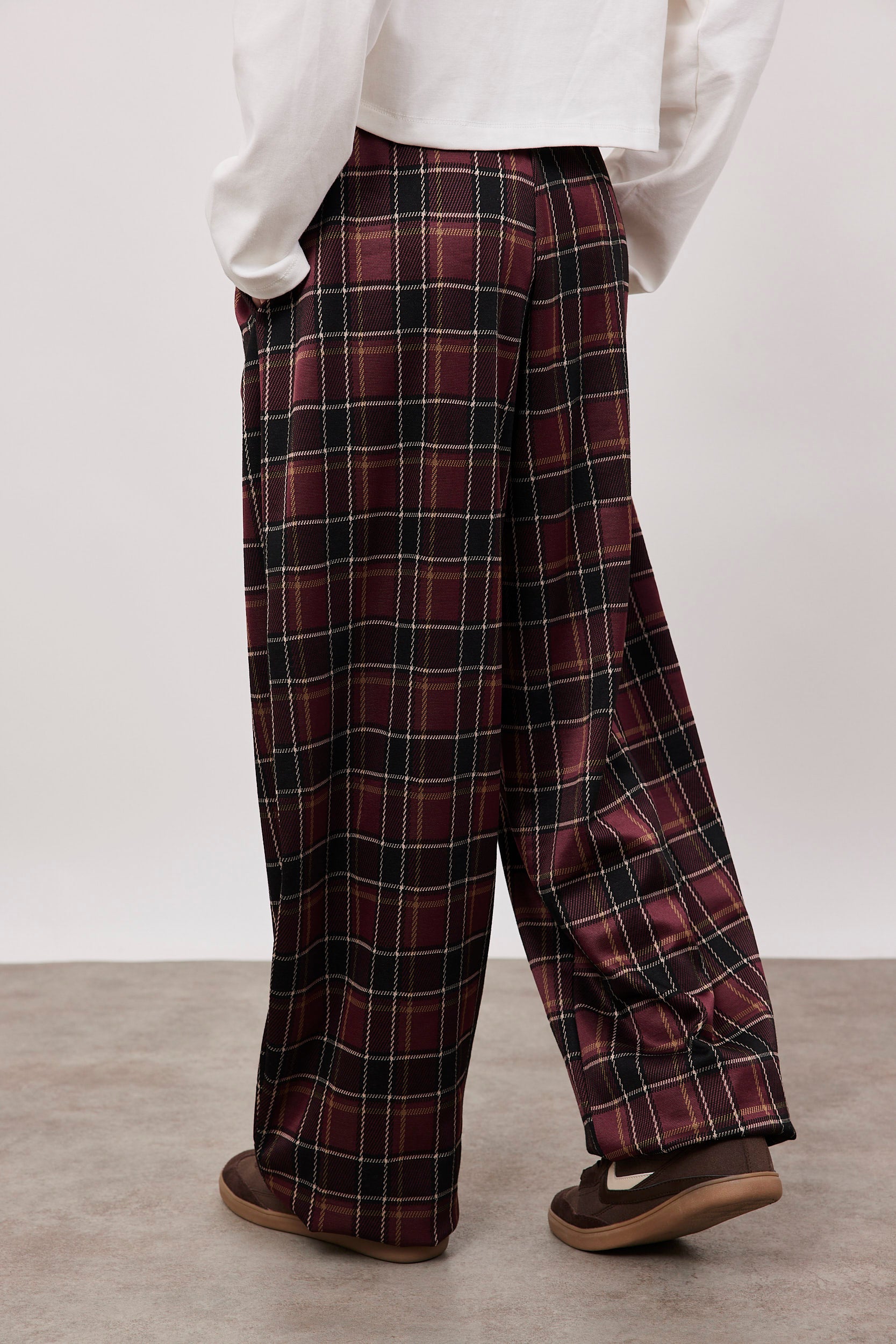 מכנסי בלון משובצים