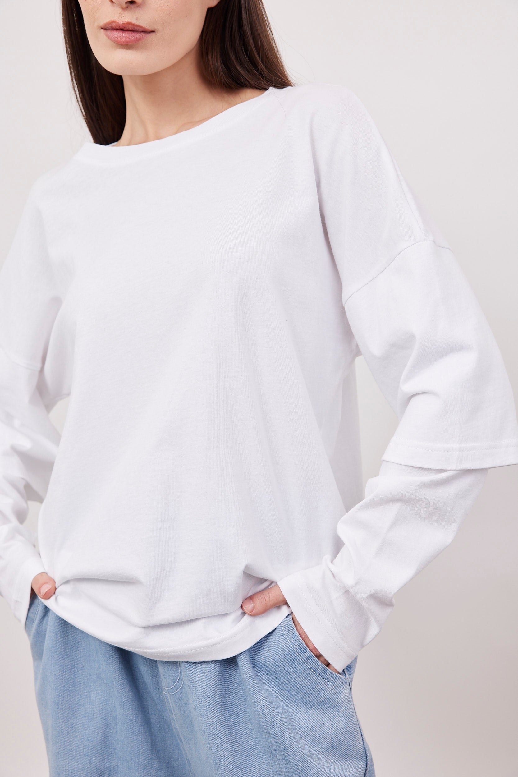 חולצת טי-שירט שכבות