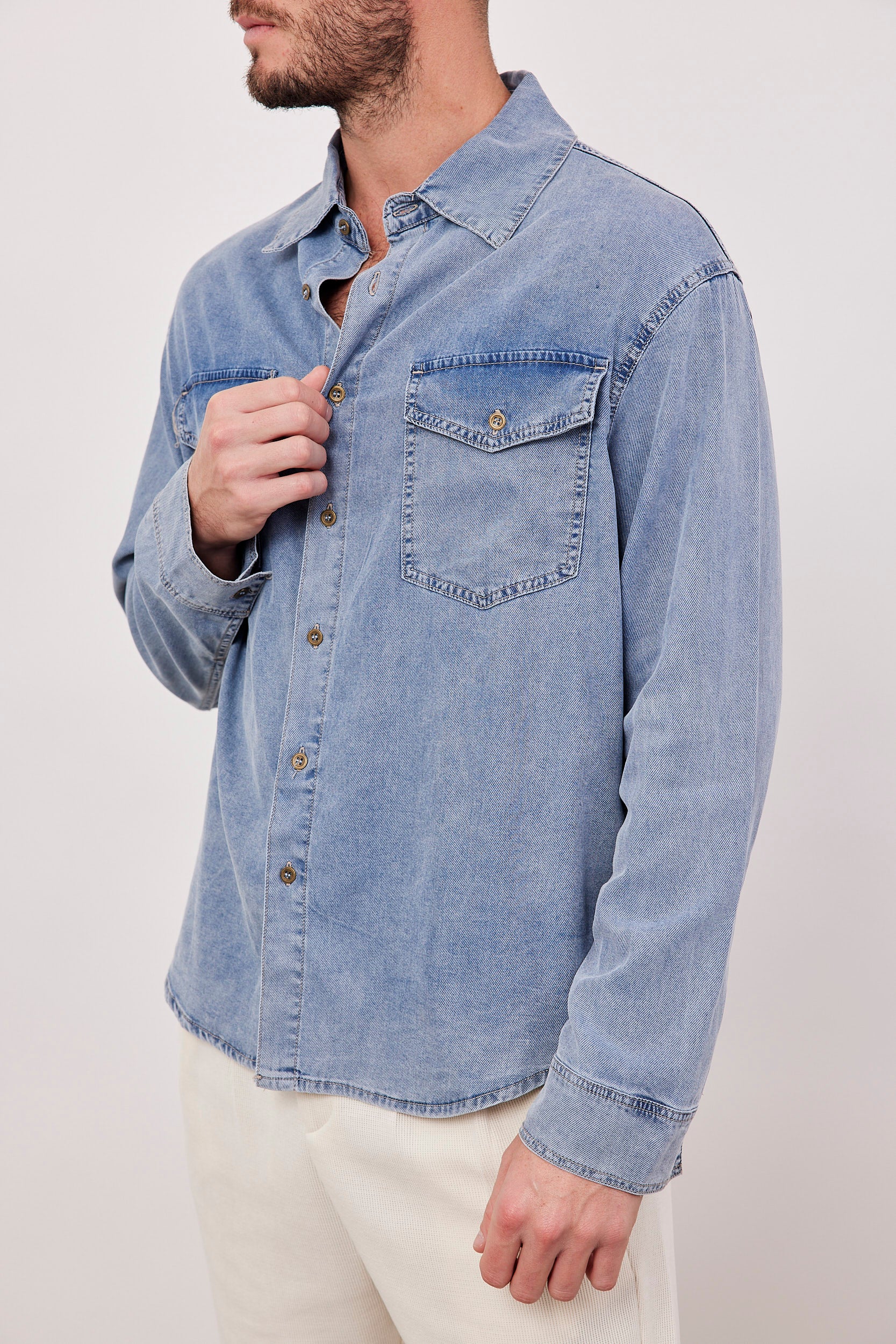 חולצת גינס ארוכה