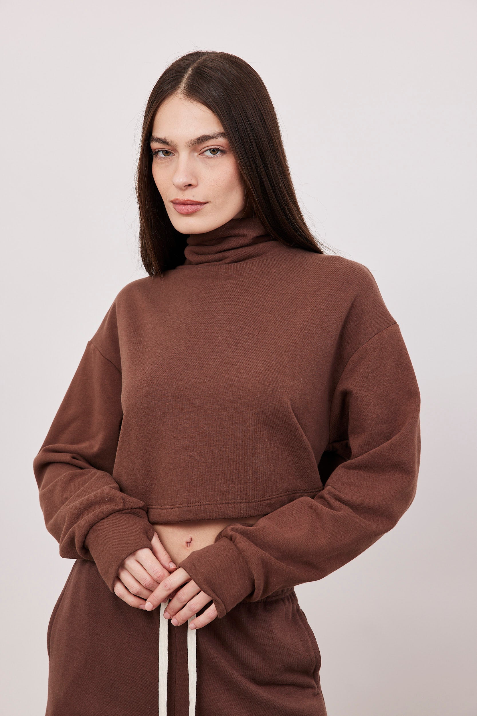 חולצת פרנץ טרי גולף קרופ