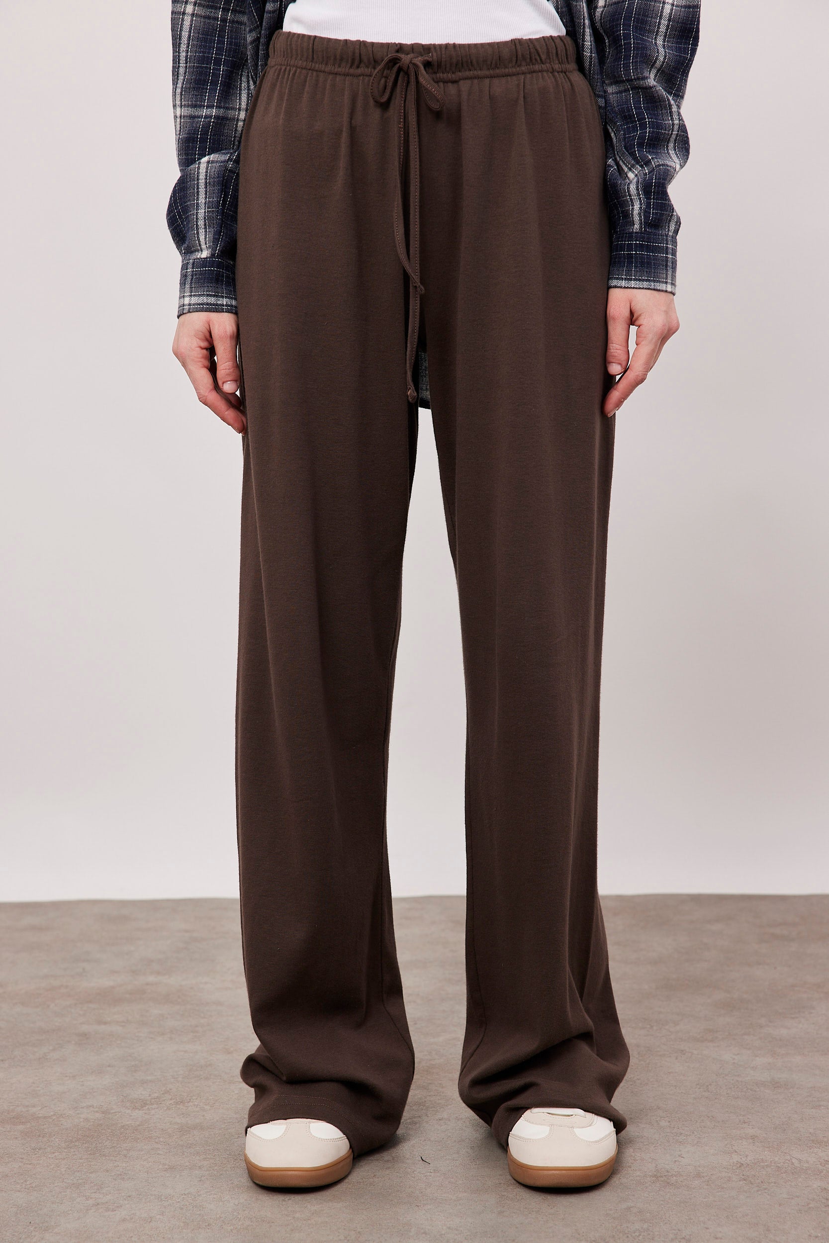 מכנסי גרזי ארוכים עם קשירה