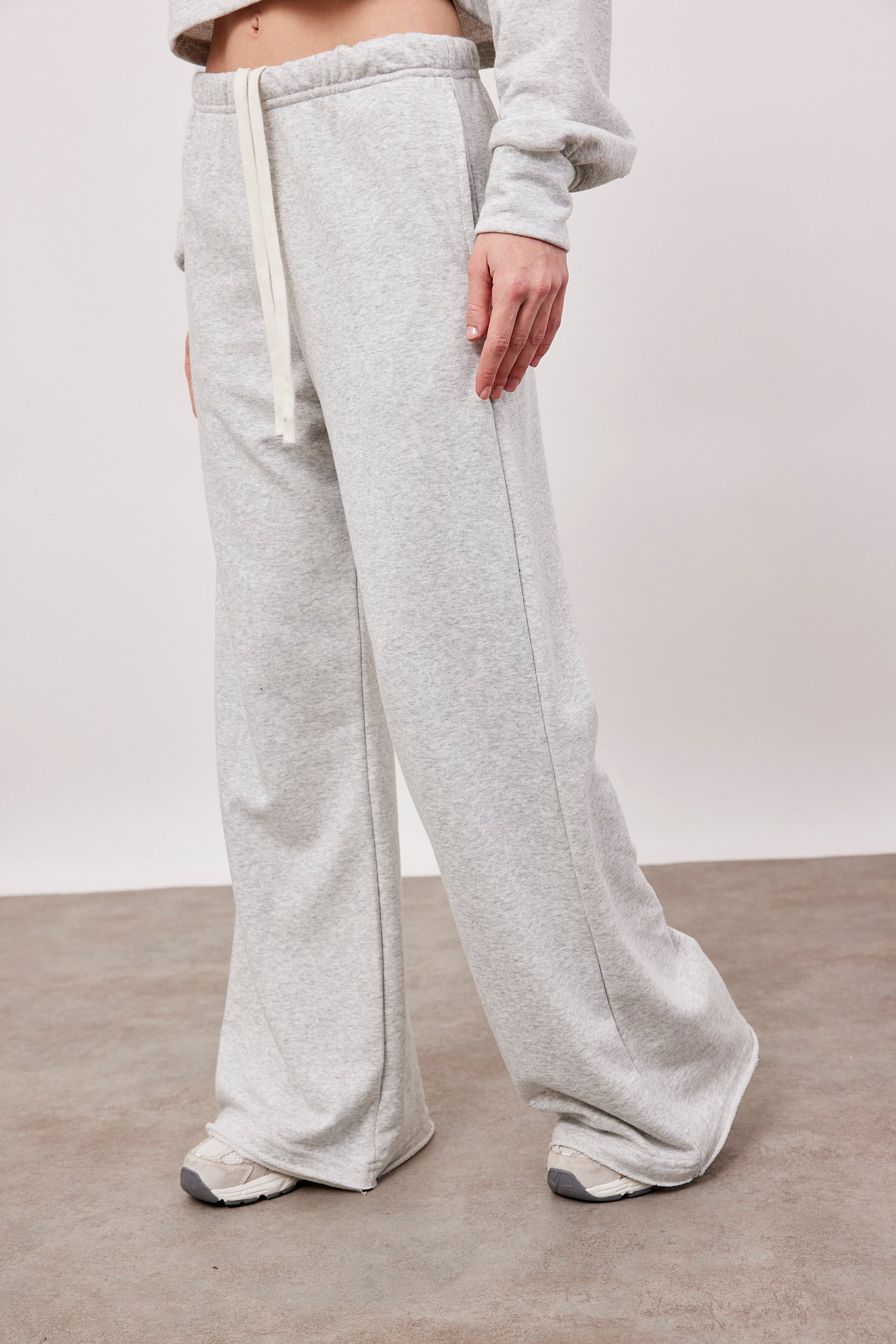 מכנסי פרנץ טרי סיומת גזורה