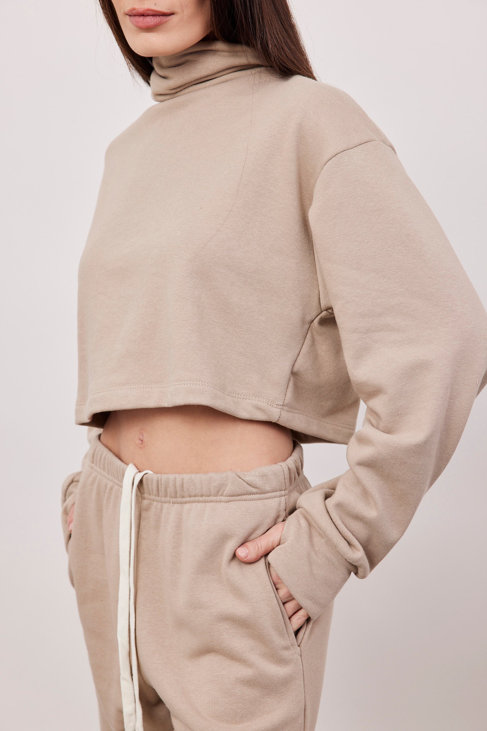 חולצת פרנץ טרי גולף קרופ