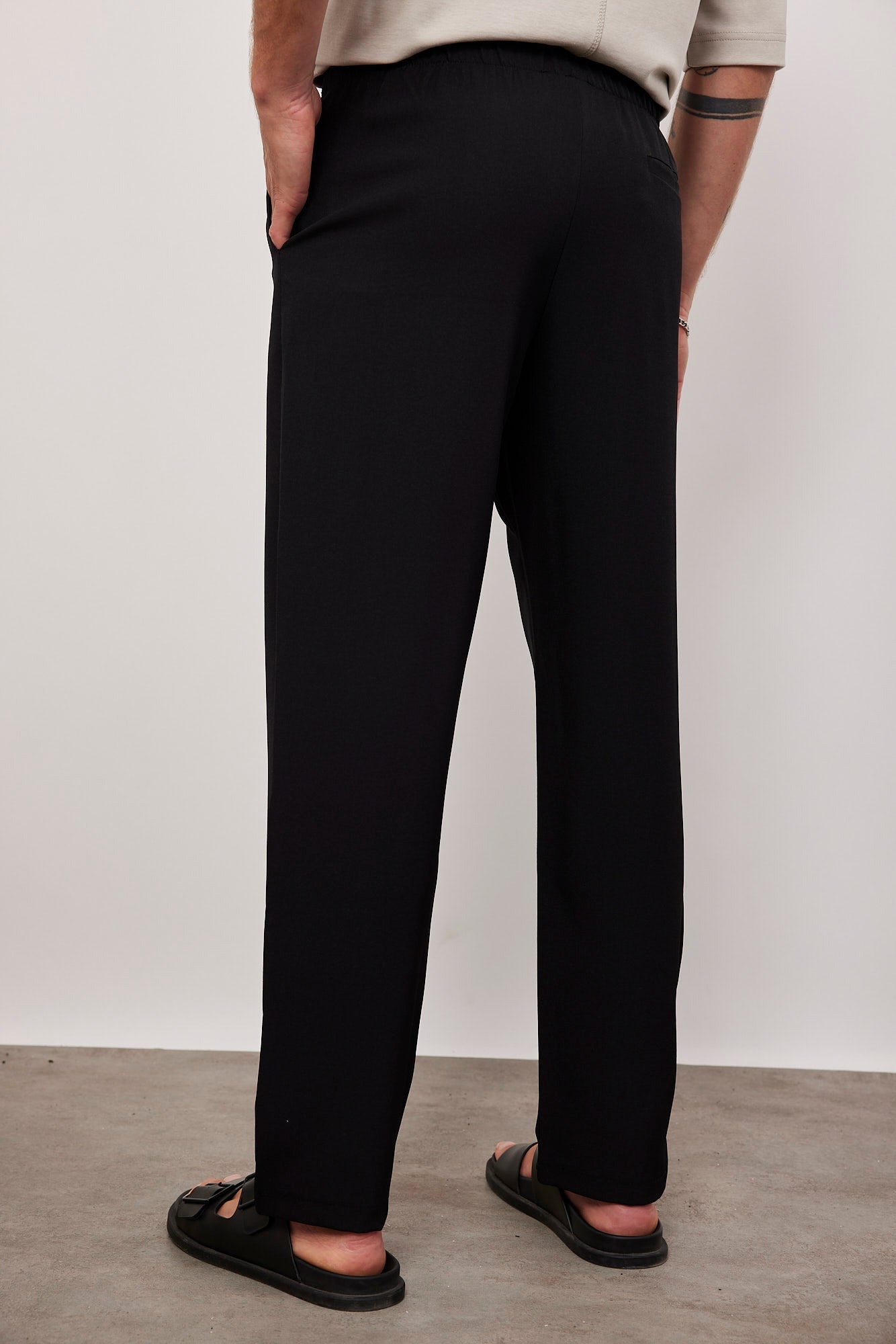 מכנסיים ארוכים עם גומי במותן - ITAY BRANDS