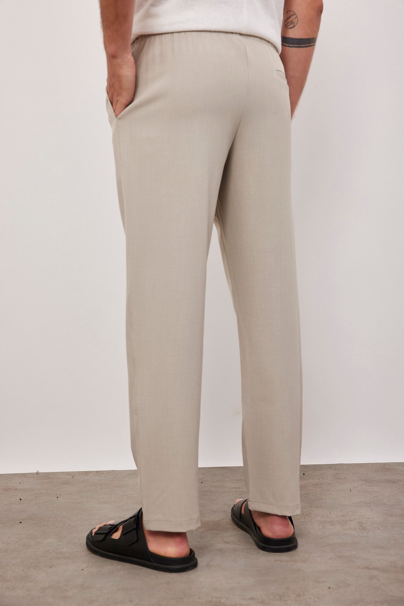 מכנסיים ארוכים עם גומי במותן - ITAY BRANDS