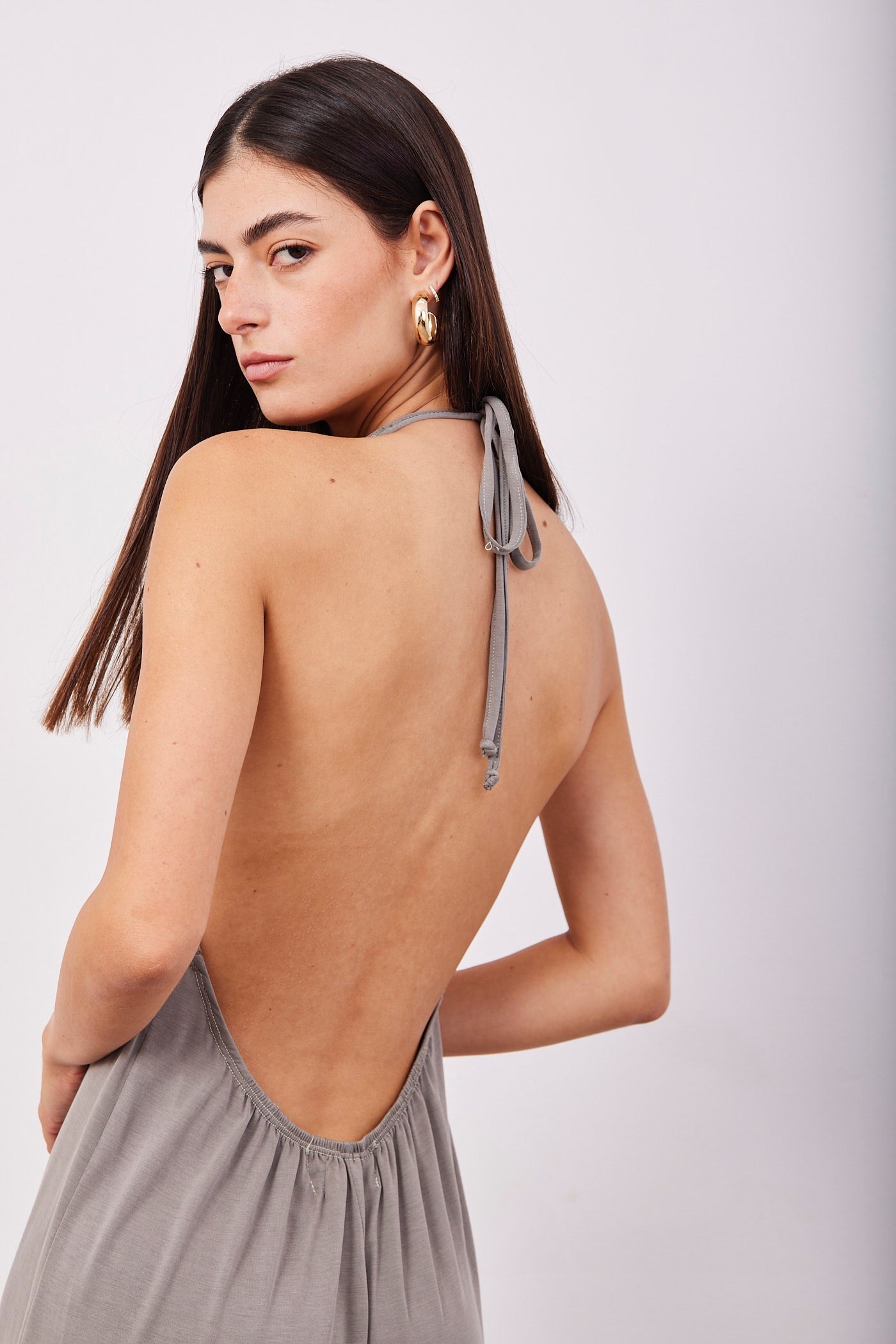 אוברול גב חשוף עם קשירה - ITAY BRANDS