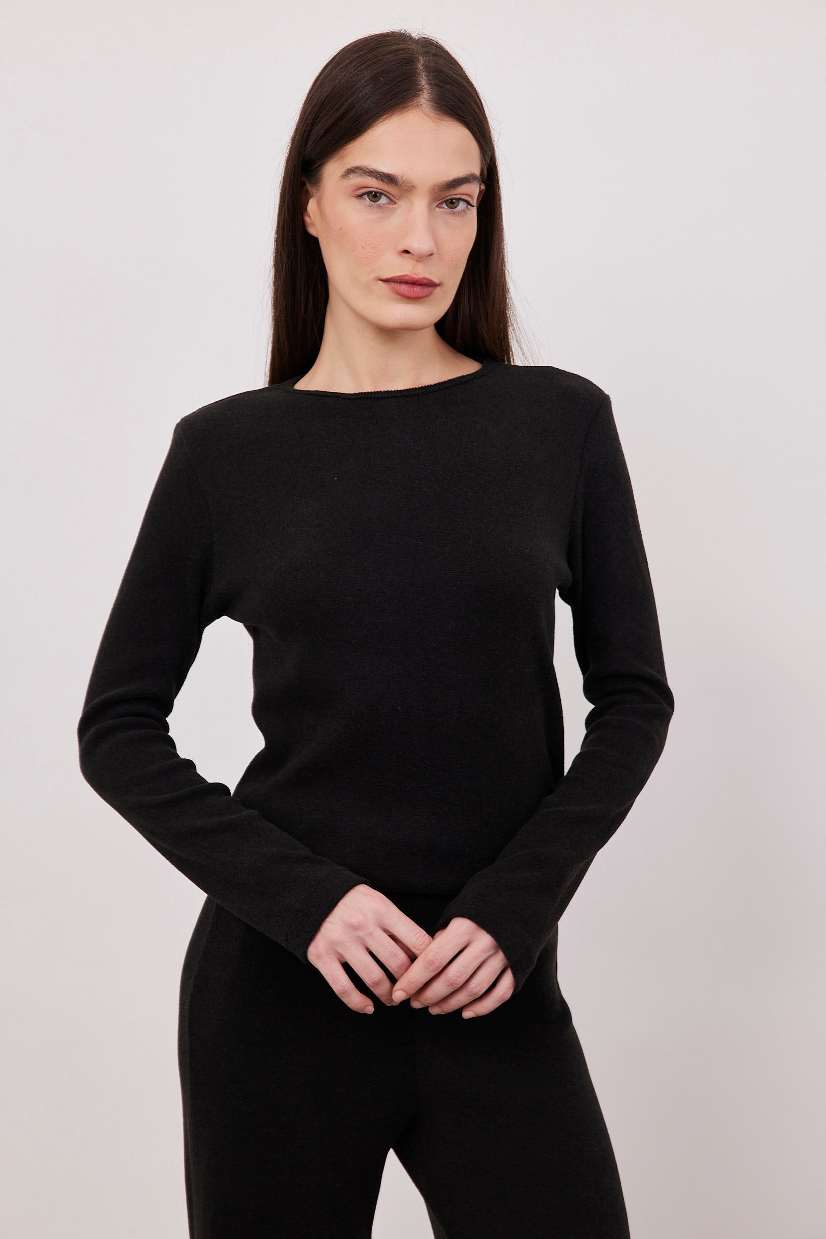 חולצת סריג ארוכה