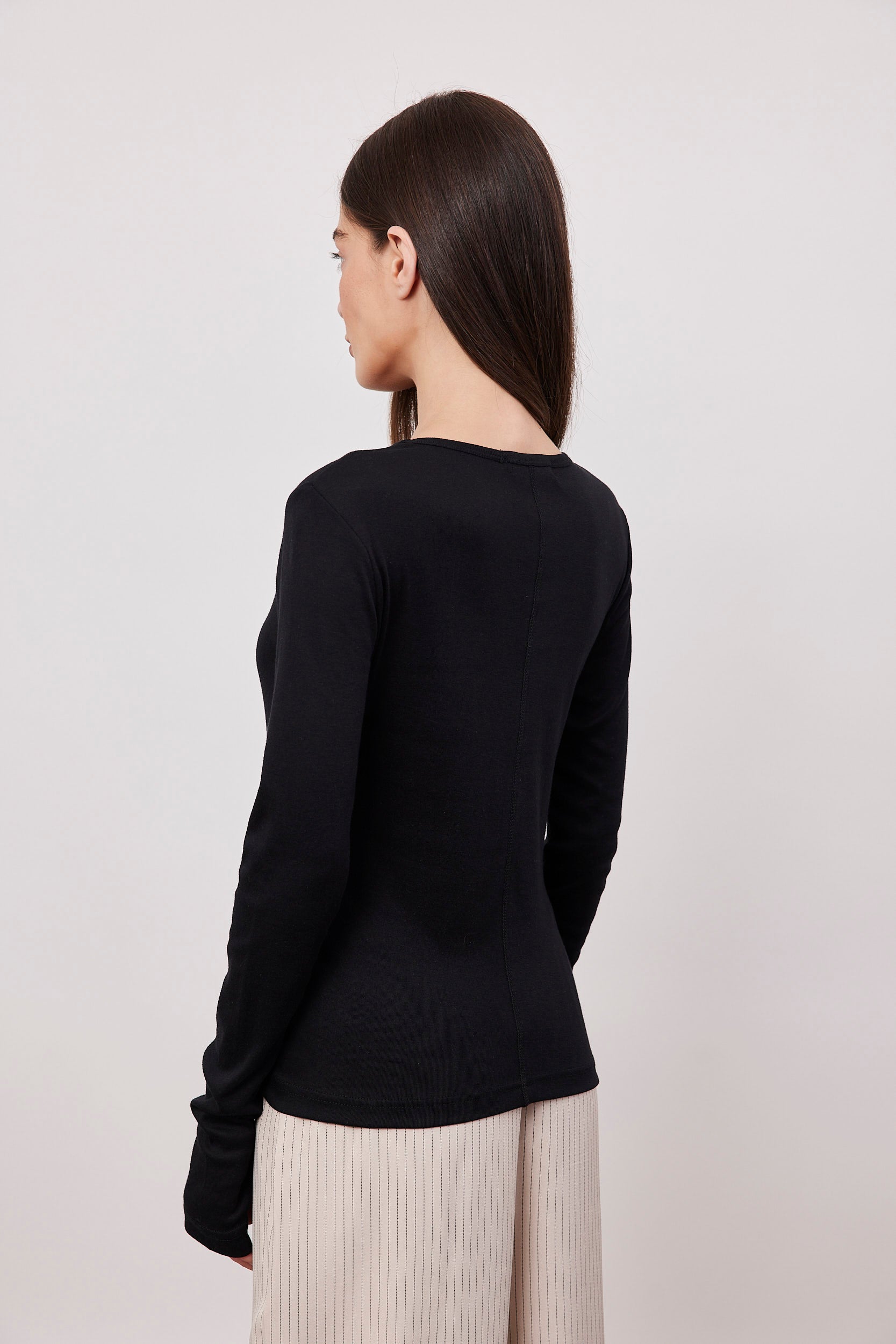 חולצה ארוכה עם שרוול כפפה