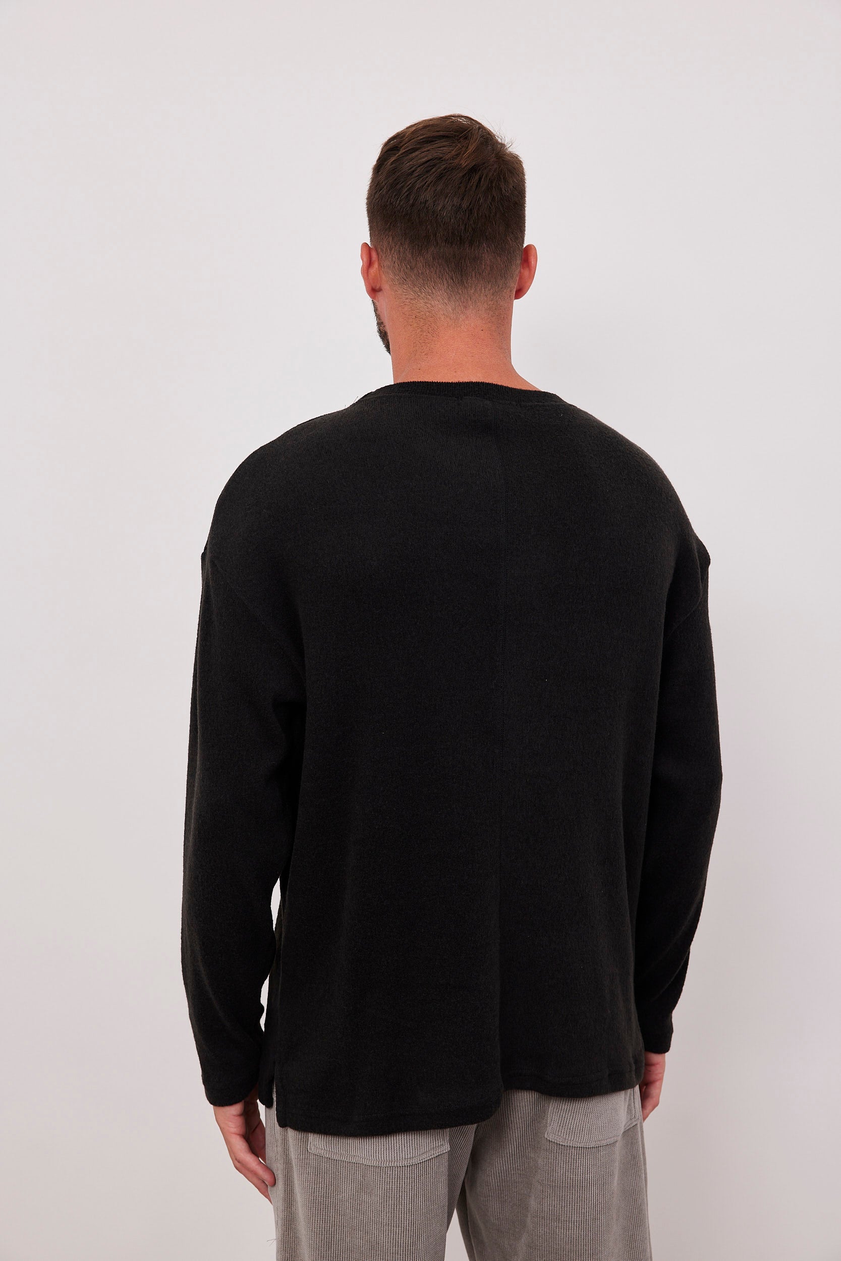 סריג ארוך מבד משוייף