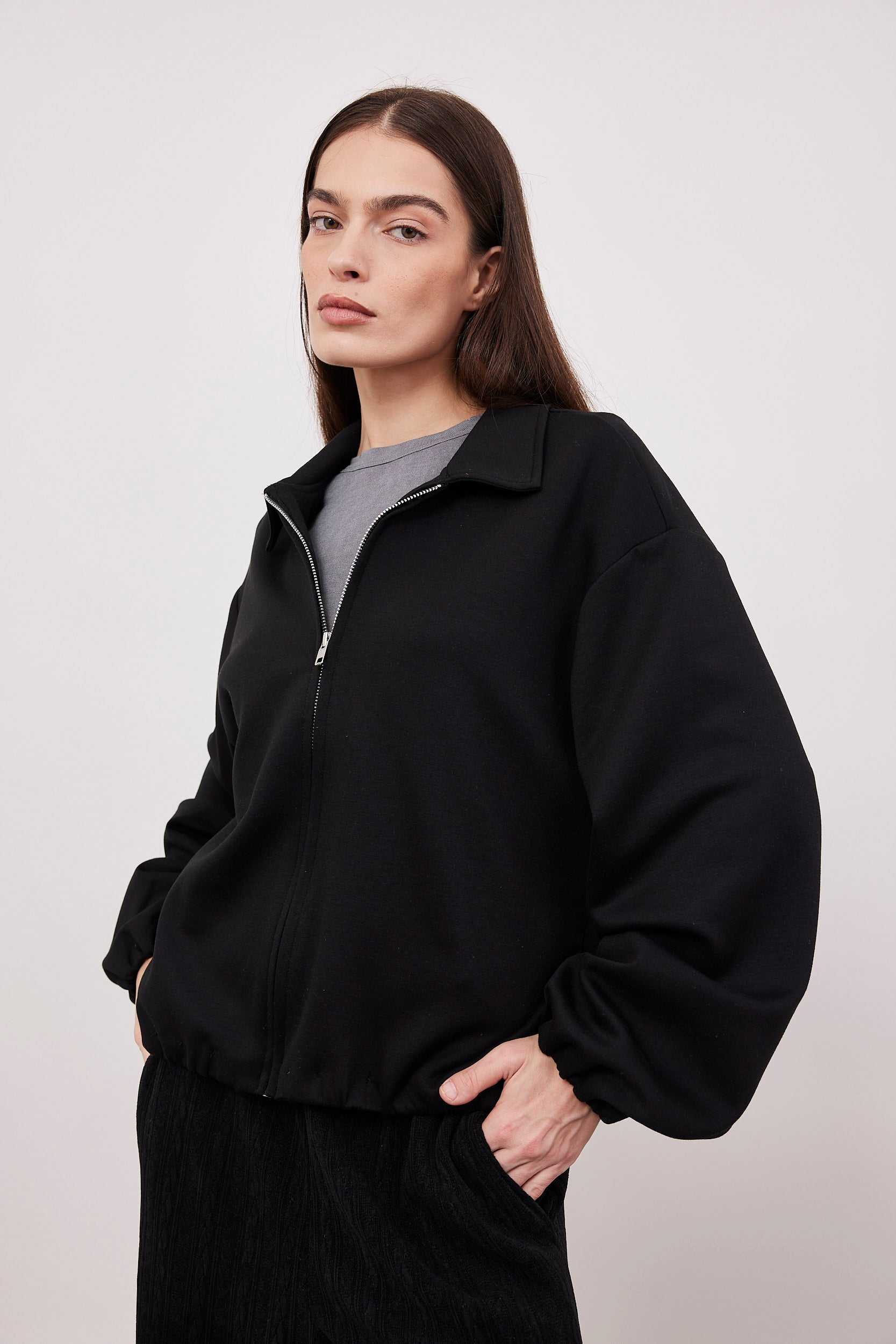 גקט רך עם רוכסן