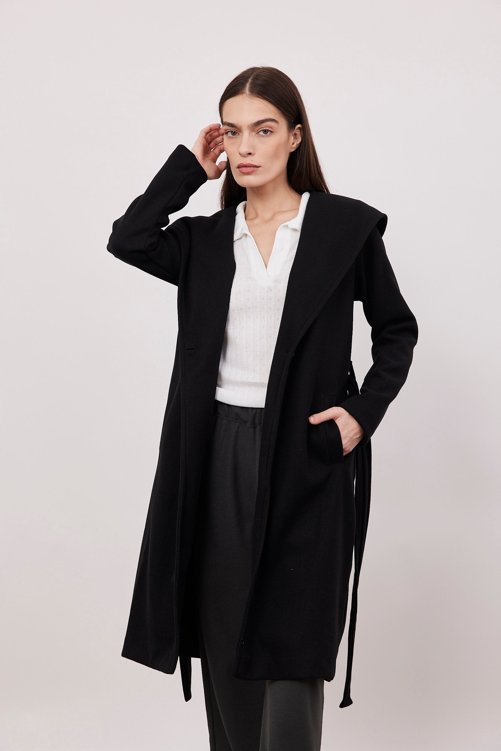 מעיל טרנץ' צמרירי