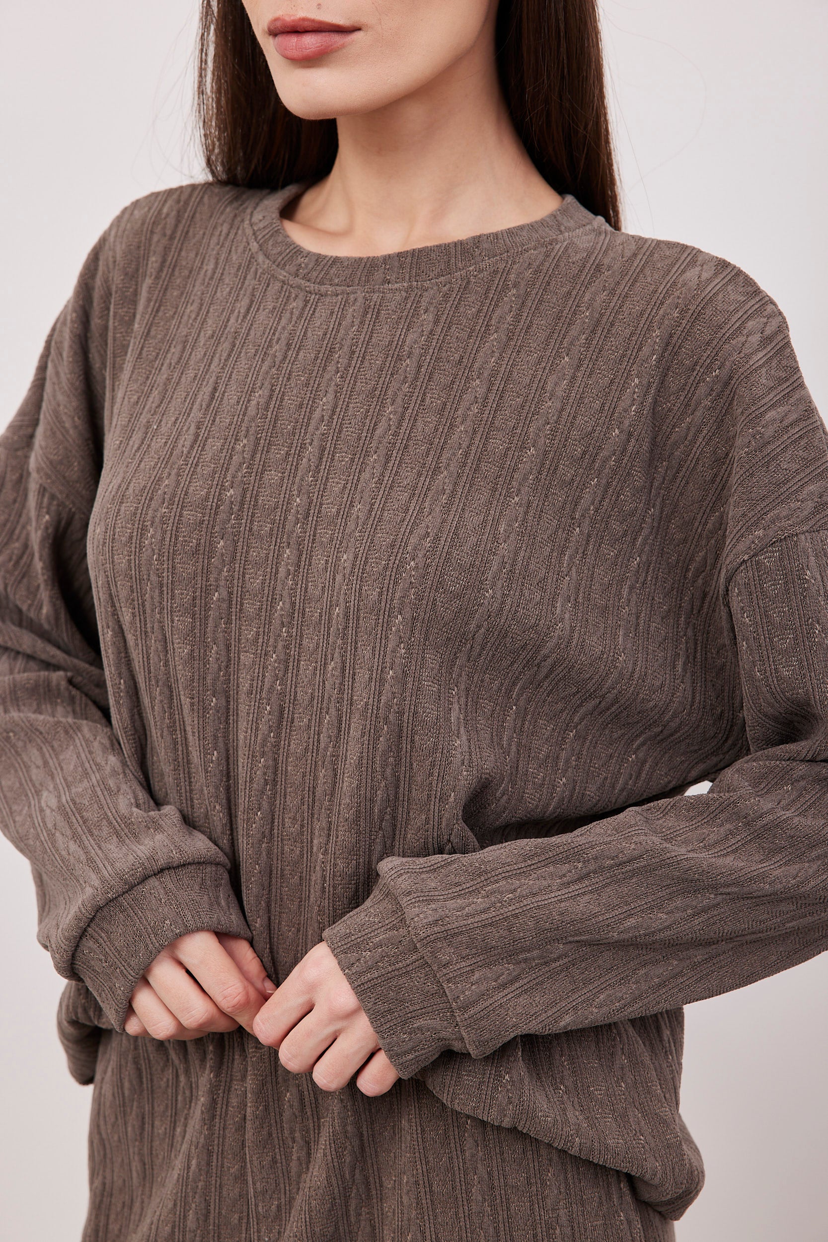 סריג אוברסייז בטקסטורה