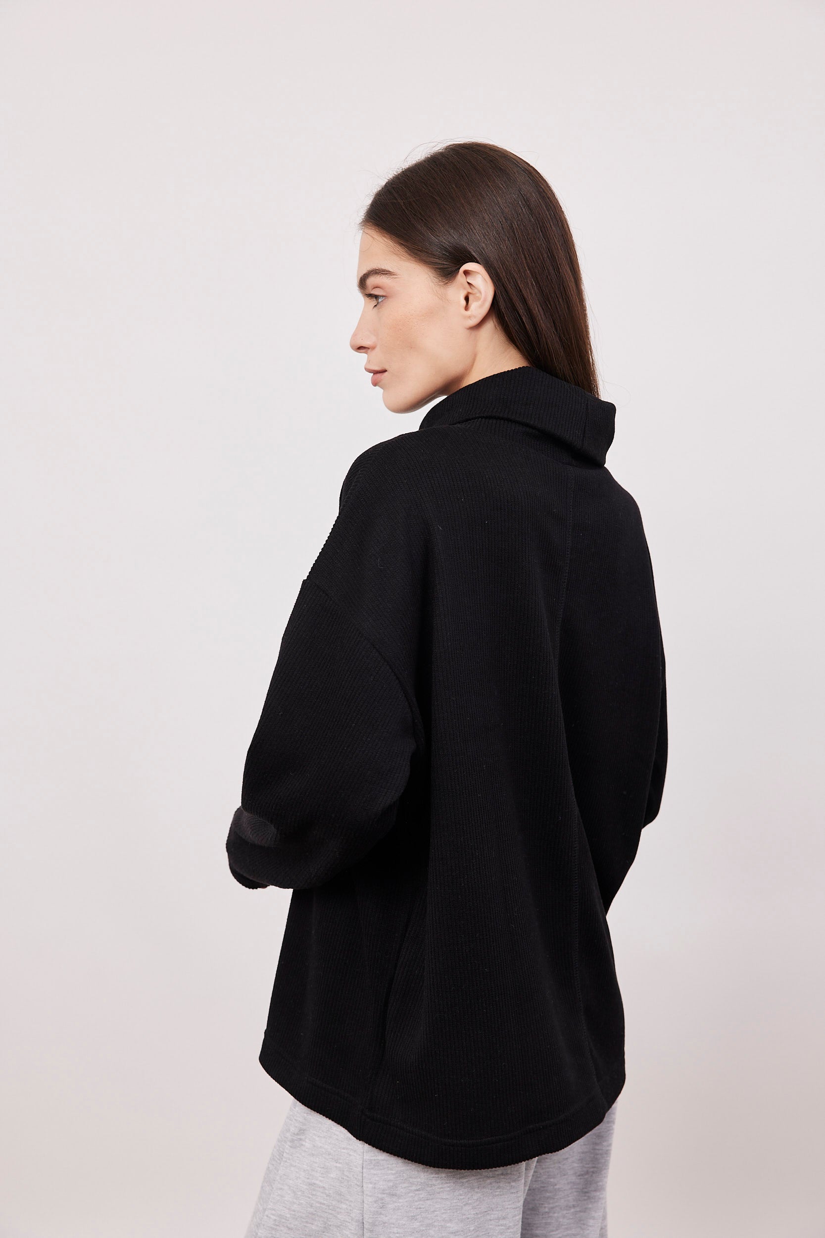 סריג גולף טקסטורת פסים